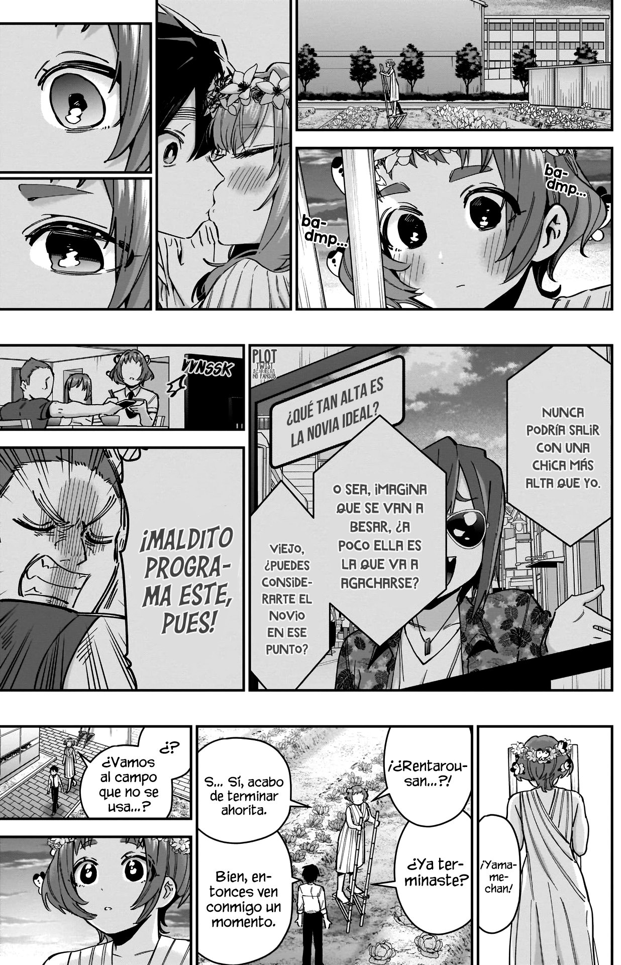 Kimi no koto ga Dai Dai Dai Dai Daisuki na 100-nin no Kanojo Capitulo 65: Tour de Yamame-chan por el club de jardinería página 15