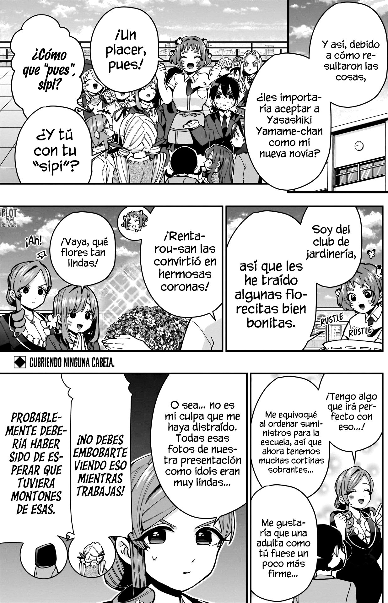 Kimi no koto ga Dai Dai Dai Dai Daisuki na 100-nin no Kanojo Capitulo 65: Tour de Yamame-chan por el club de jardinería página 2