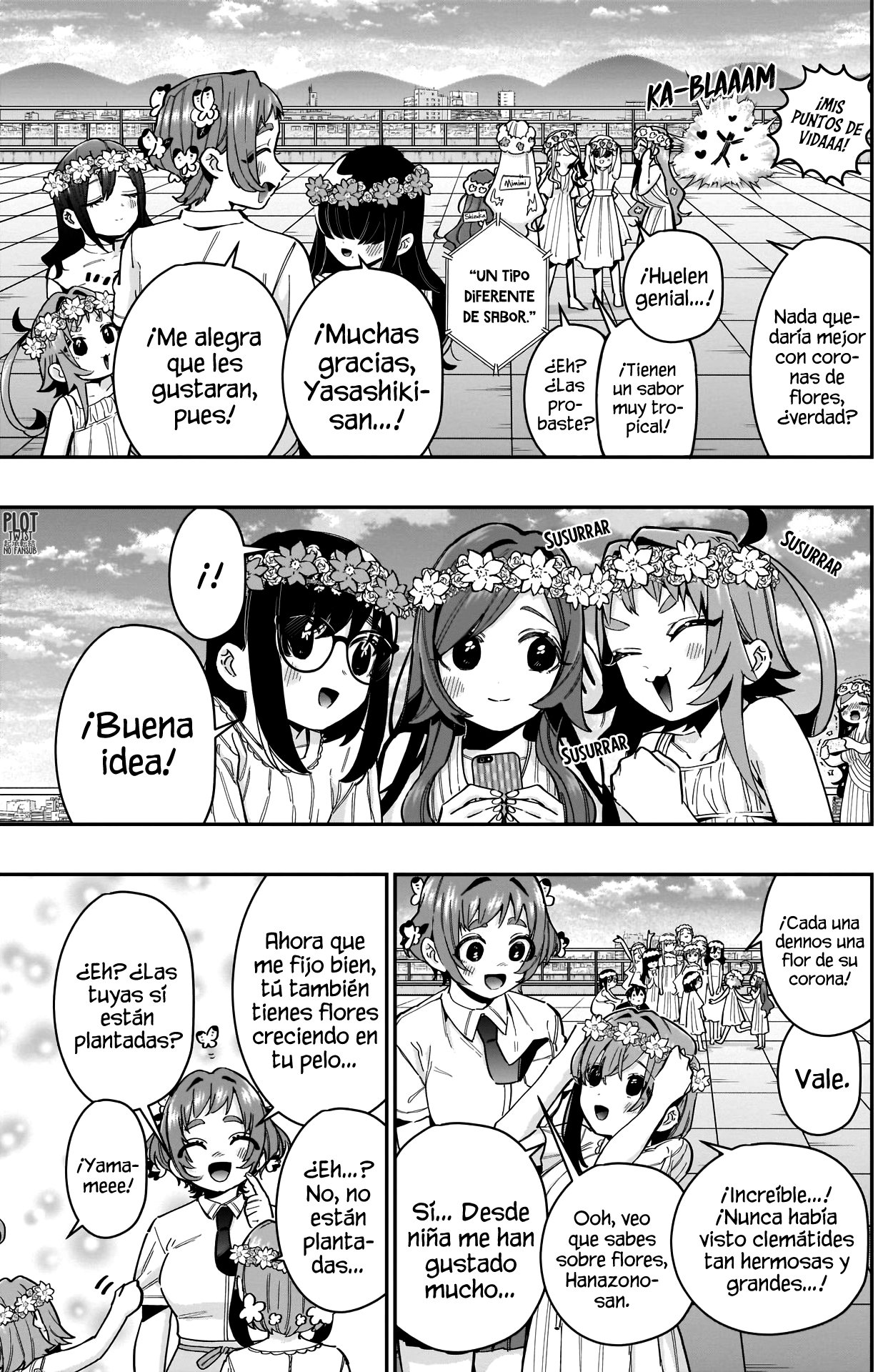 Kimi no koto ga Dai Dai Dai Dai Daisuki na 100-nin no Kanojo Capitulo 65: Tour de Yamame-chan por el club de jardinería página 4