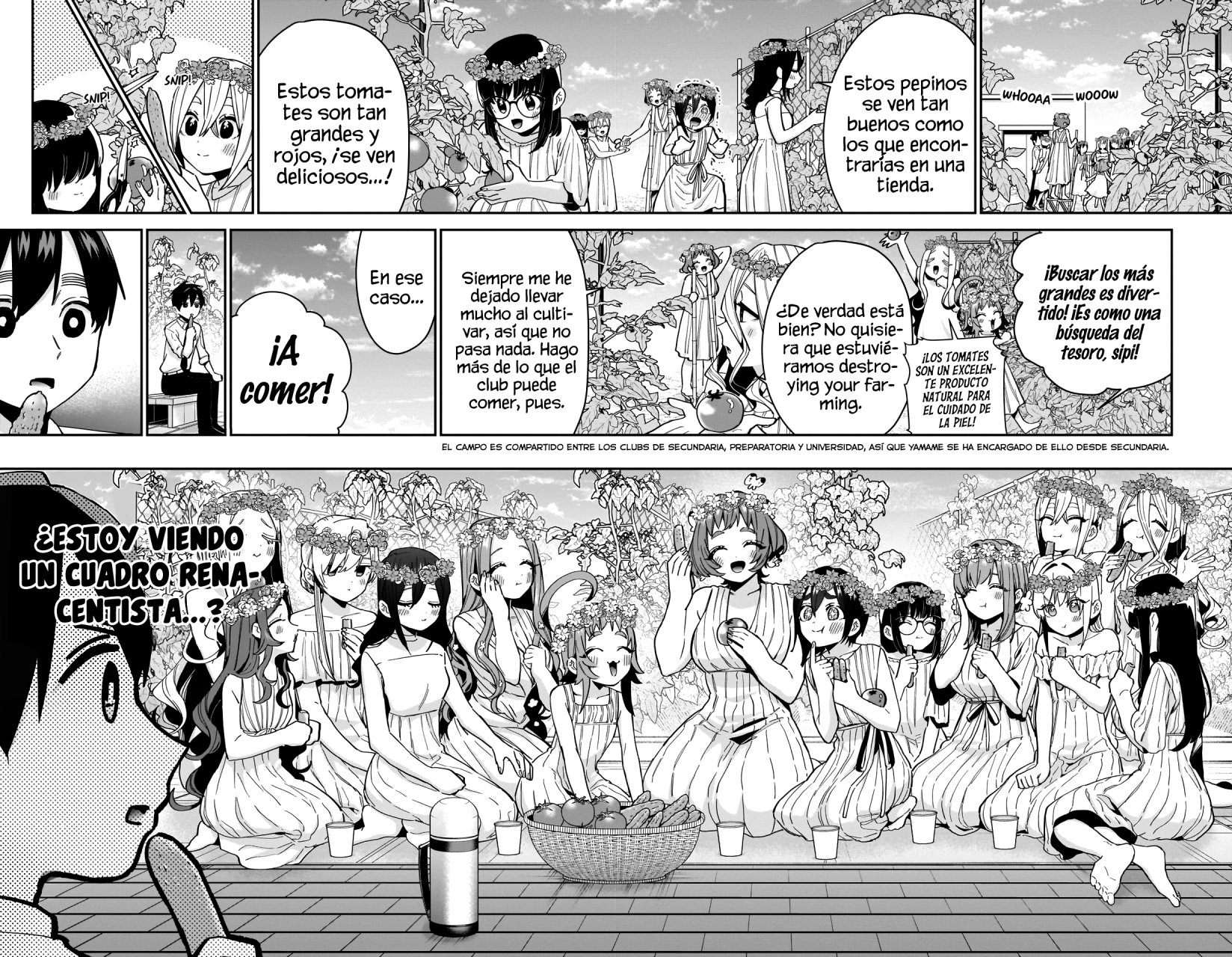 Kimi no koto ga Dai Dai Dai Dai Daisuki na 100-nin no Kanojo Capitulo 65: Tour de Yamame-chan por el club de jardinería página 7