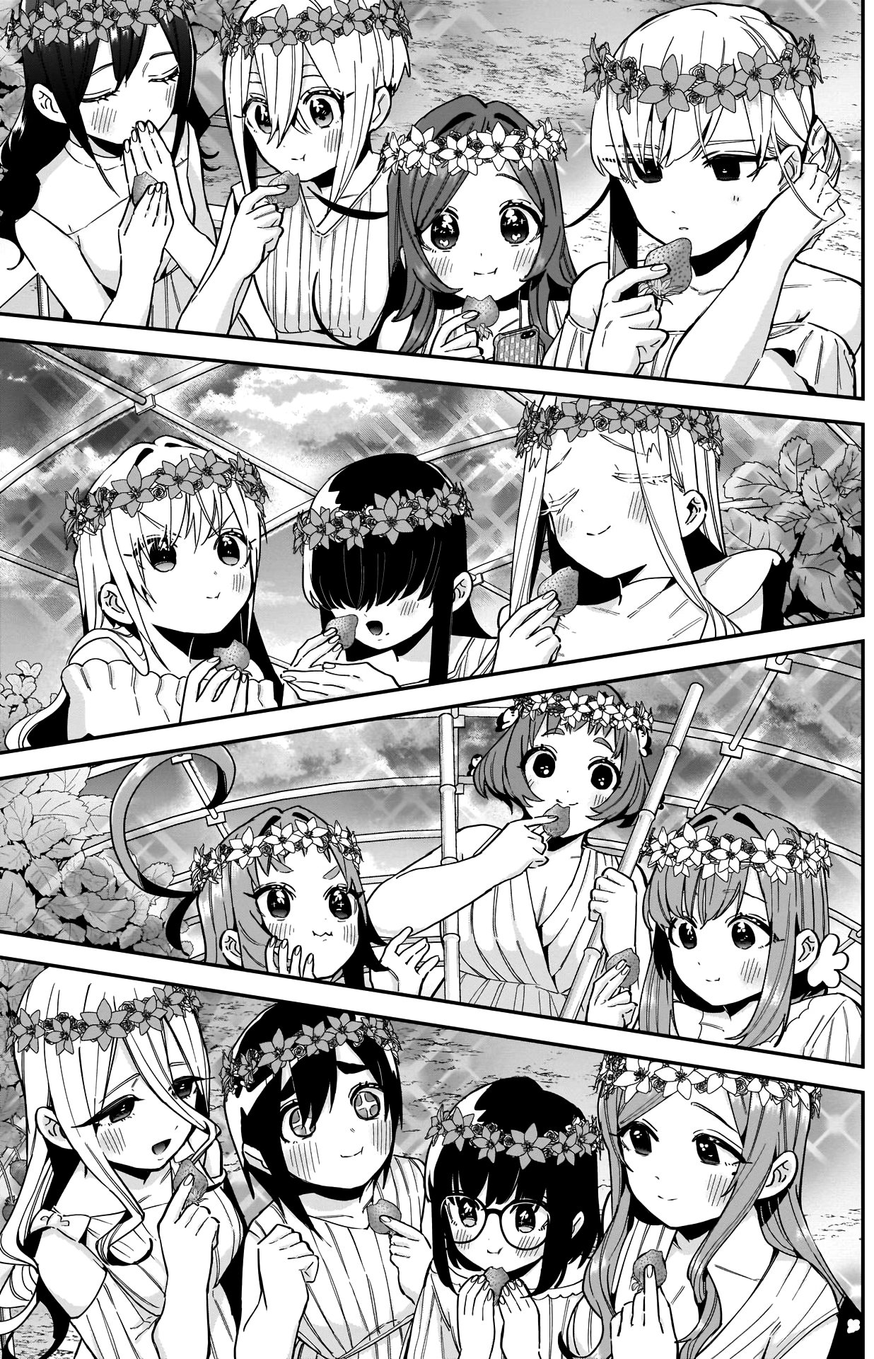 Kimi no koto ga Dai Dai Dai Dai Daisuki na 100-nin no Kanojo Capitulo 65: Tour de Yamame-chan por el club de jardinería página 9