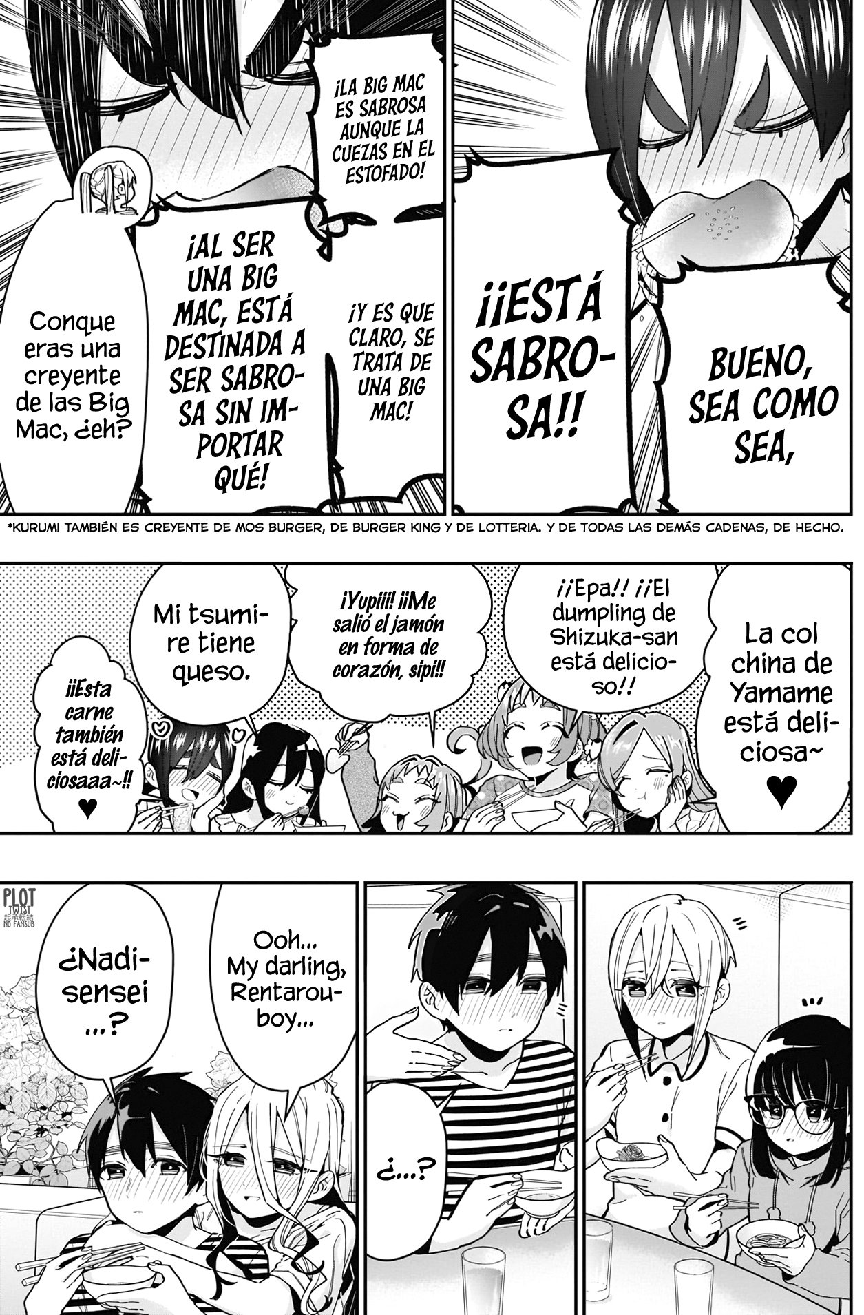 Kimi no koto ga Dai Dai Dai Dai Daisuki na 100-nin no Kanojo Capitulo 66: ¡¡Que comience el juego de las sombras!! página 19