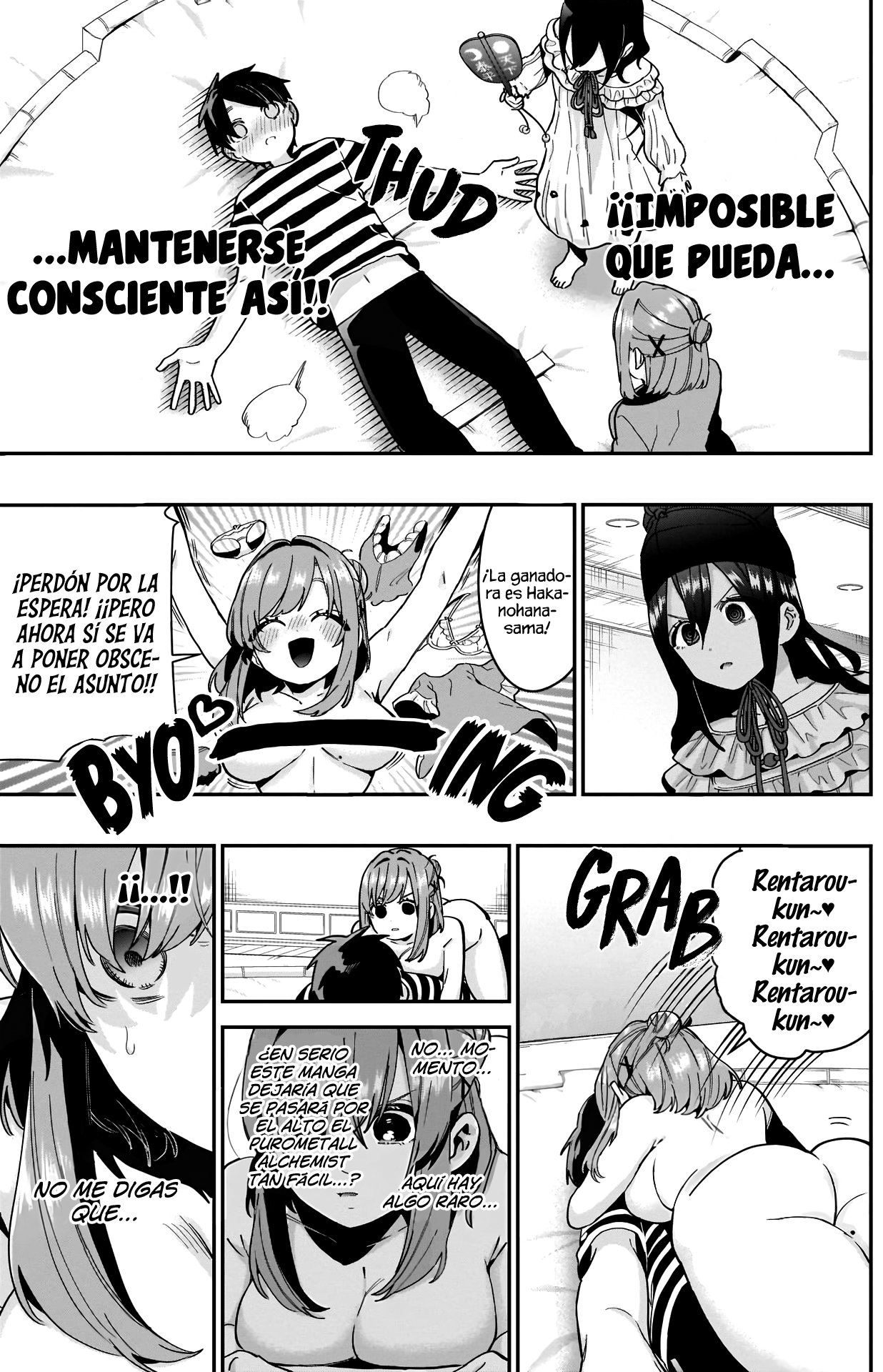 Kimi no koto ga Dai Dai Dai Dai Daisuki na 100-nin no Kanojo Capitulo 67: ¡Torneo de sumo del estofado de nutria marina! página 12