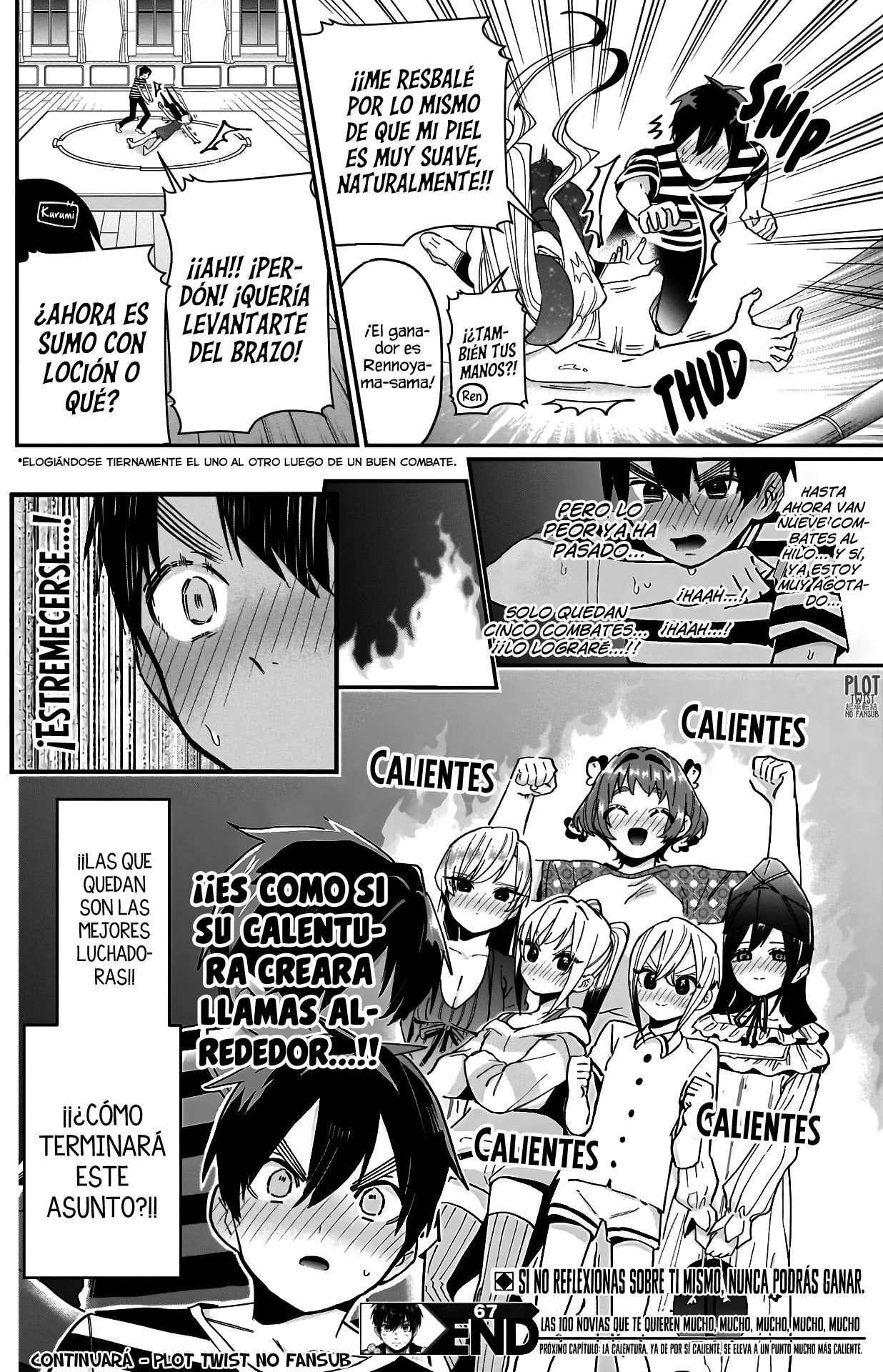 Kimi no koto ga Dai Dai Dai Dai Daisuki na 100-nin no Kanojo Capitulo 67: ¡Torneo de sumo del estofado de nutria marina! página 24