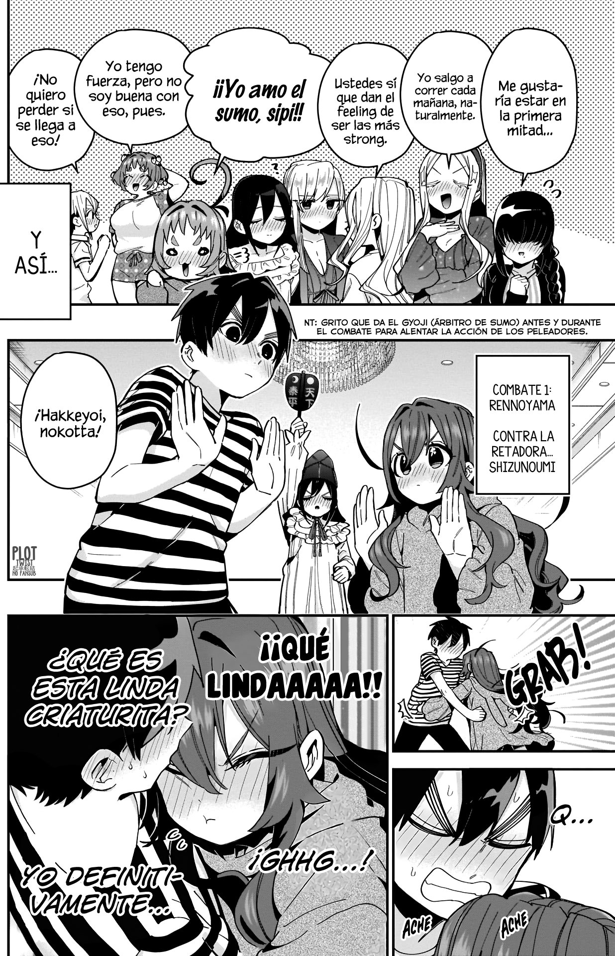 Kimi no koto ga Dai Dai Dai Dai Daisuki na 100-nin no Kanojo Capitulo 67: ¡Torneo de sumo del estofado de nutria marina! página 4