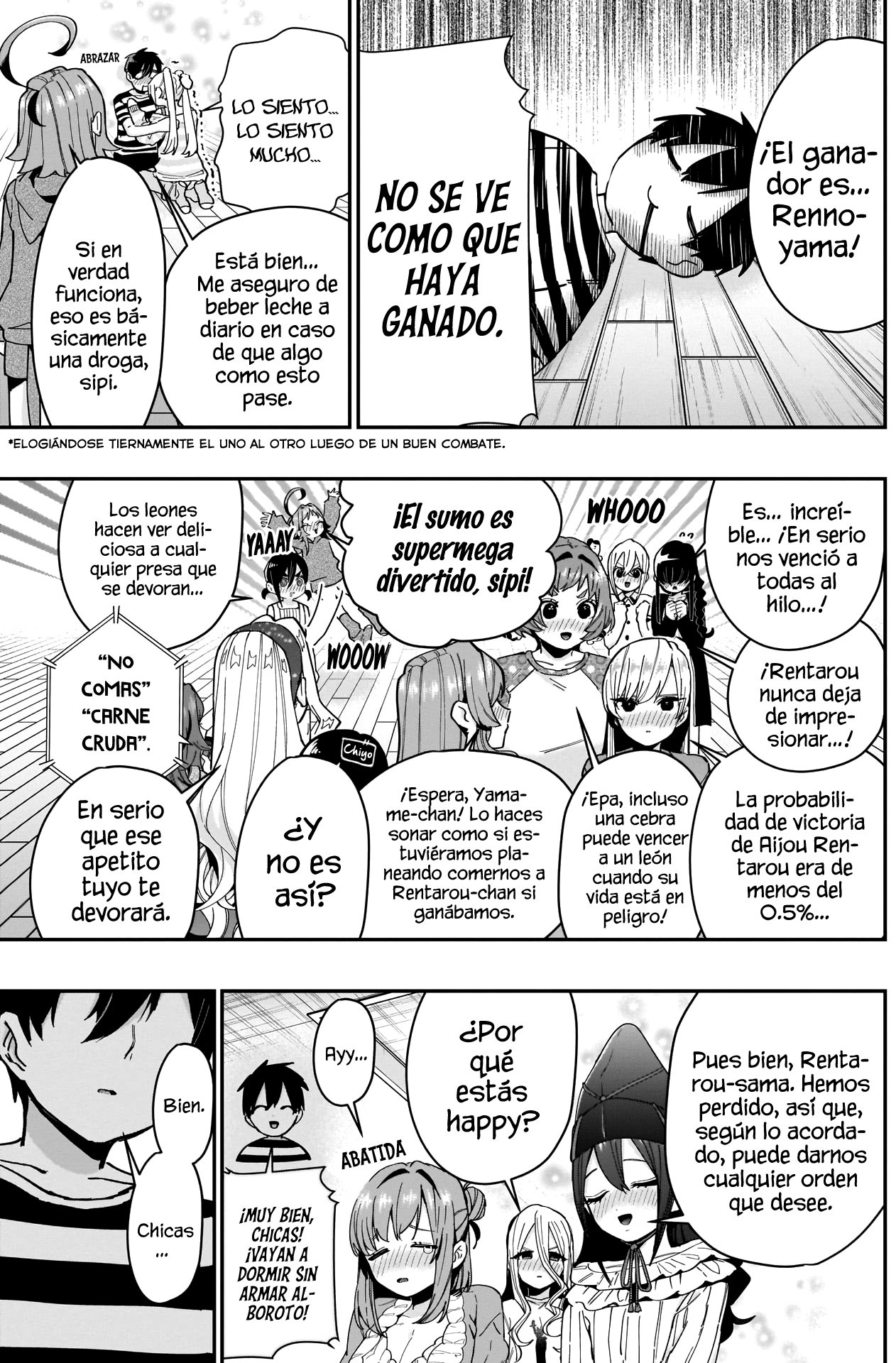 Kimi no koto ga Dai Dai Dai Dai Daisuki na 100-nin no Kanojo Capitulo 68: Adiós, torneo de sumo del estofado de nutria marina página 16