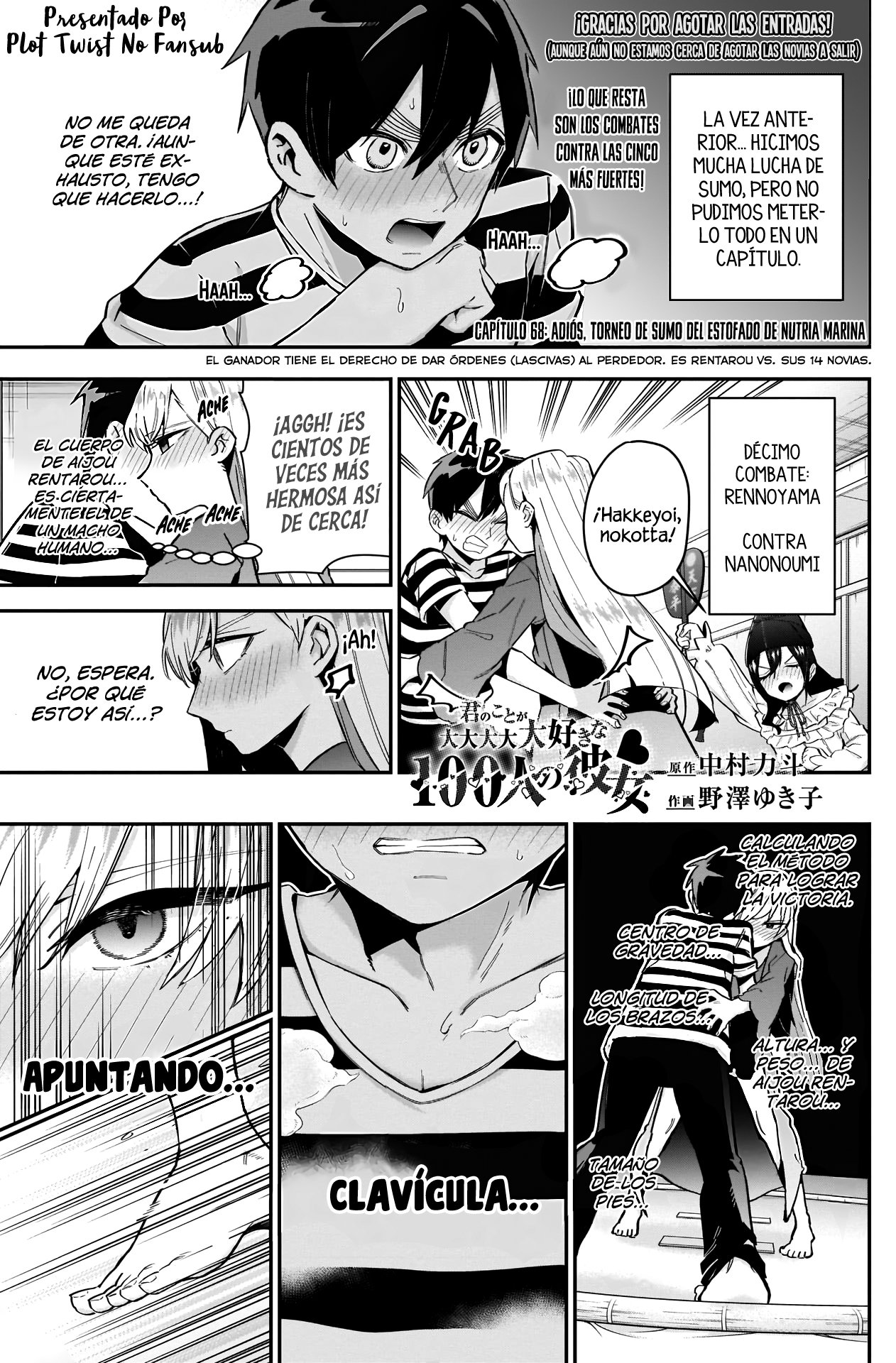 Kimi no koto ga Dai Dai Dai Dai Daisuki na 100-nin no Kanojo Capitulo 68: Adiós, torneo de sumo del estofado de nutria marina página 2