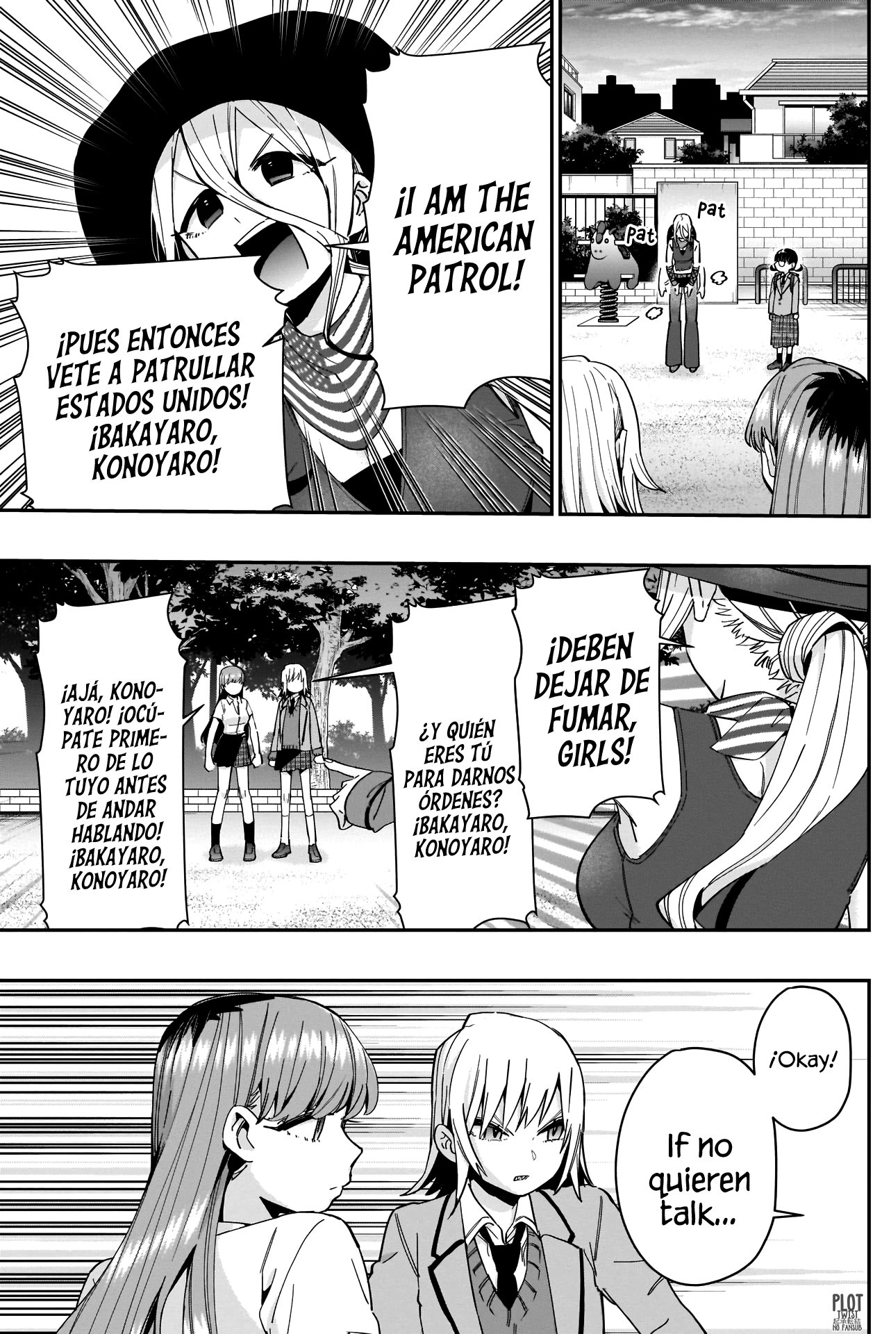 Kimi no koto ga Dai Dai Dai Dai Daisuki na 100-nin no Kanojo Capitulo 71: Nadi-sensei es The American Patrol página 12