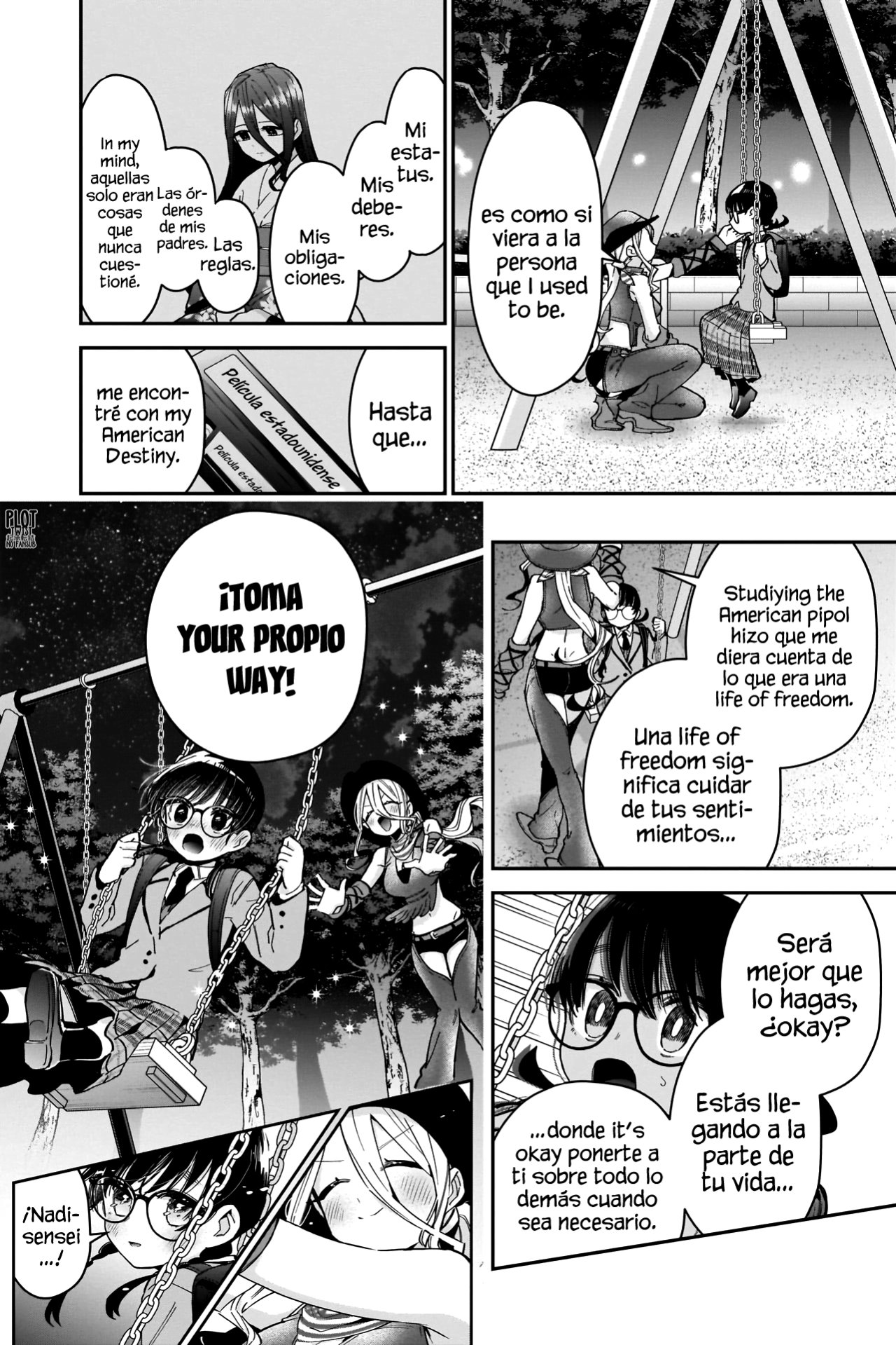 Kimi no koto ga Dai Dai Dai Dai Daisuki na 100-nin no Kanojo Capitulo 71: Nadi-sensei es The American Patrol página 17