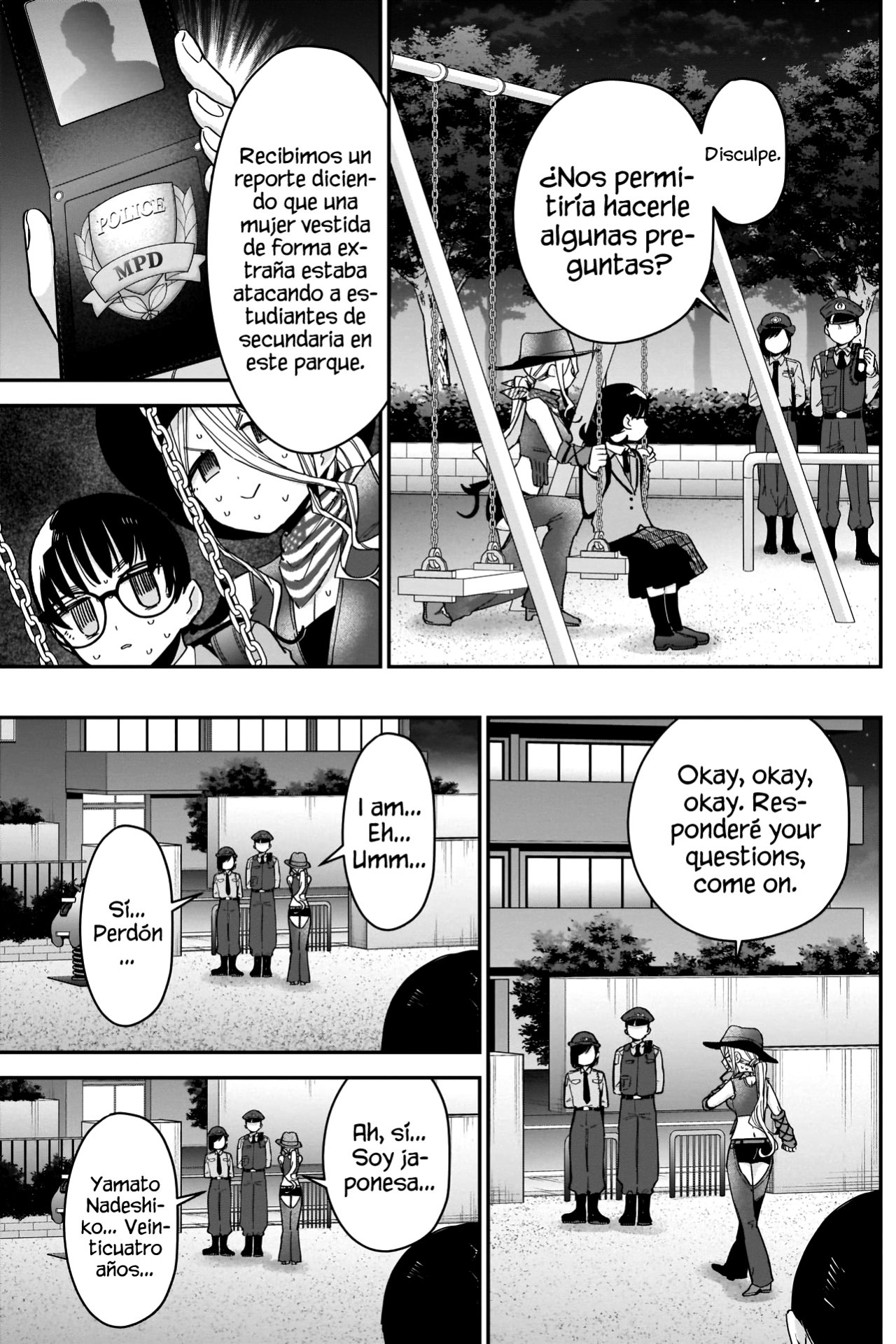 Kimi no koto ga Dai Dai Dai Dai Daisuki na 100-nin no Kanojo Capitulo 71: Nadi-sensei es The American Patrol página 18