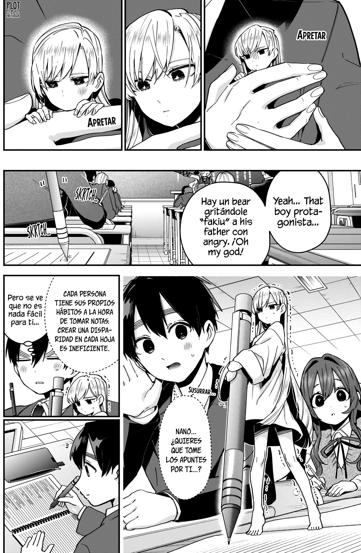 Kimi no koto ga Dai Dai Dai Dai Daisuki na 100-nin no Kanojo Capitulo 72: El príncipe de la Nanoputiense página 9