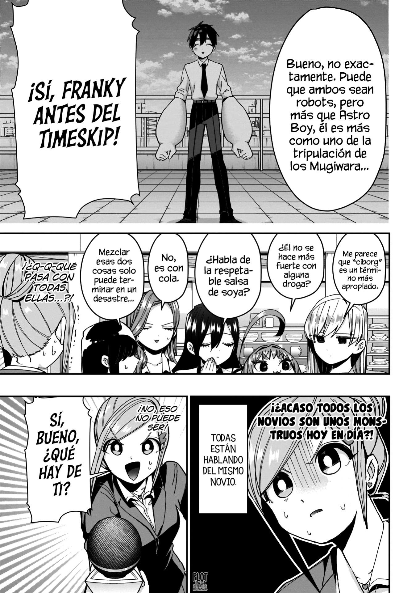 Kimi no koto ga Dai Dai Dai Dai Daisuki na 100-nin no Kanojo Capitulo 73: ¿Te molesto con una historia de amor? página 14