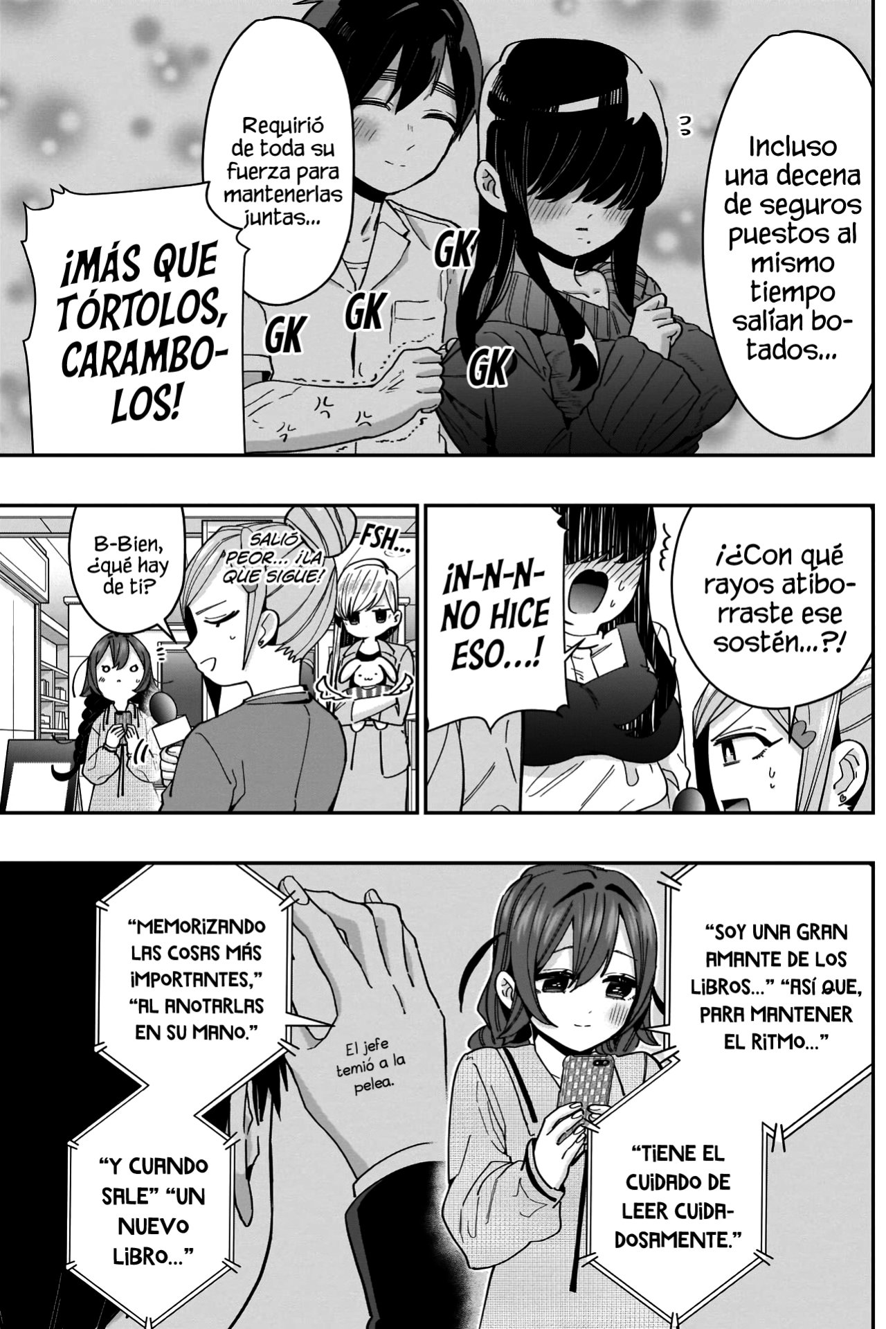Kimi no koto ga Dai Dai Dai Dai Daisuki na 100-nin no Kanojo Capitulo 73: ¿Te molesto con una historia de amor? página 6