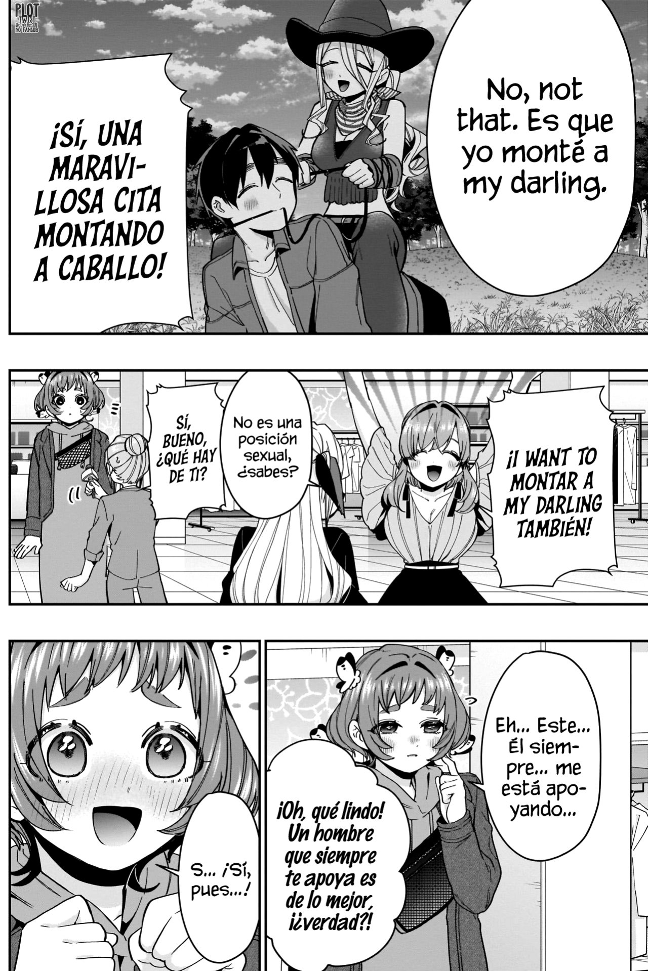 Kimi no koto ga Dai Dai Dai Dai Daisuki na 100-nin no Kanojo Capitulo 73: ¿Te molesto con una historia de amor? página 9