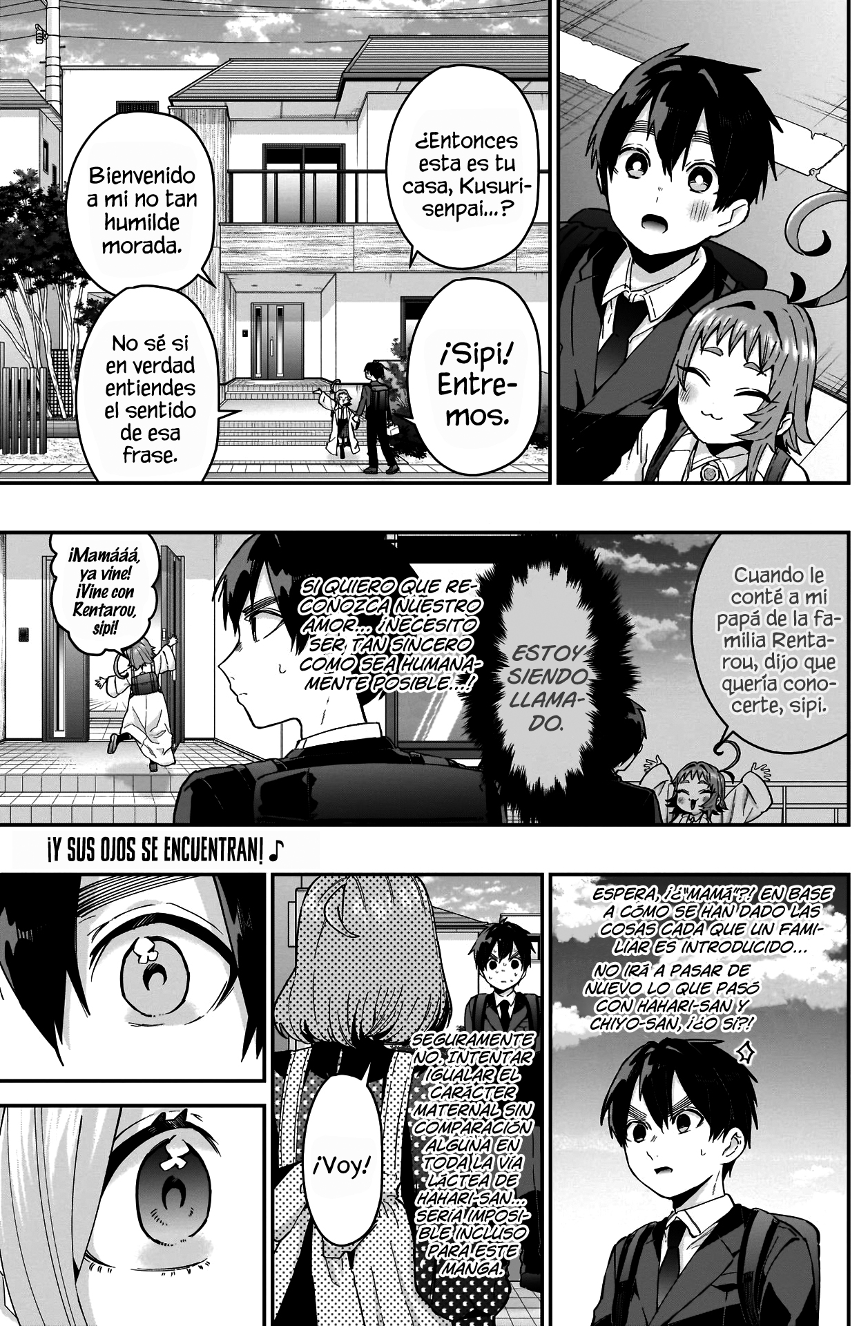 Kimi no koto ga Dai Dai Dai Dai Daisuki na 100-nin no Kanojo Capitulo 74: Nozawa-sensei ya llama “Papari” al papá de Hakari, así que ¿en verdad debería llamar “Papari” al papá de Kusuri también? página 2