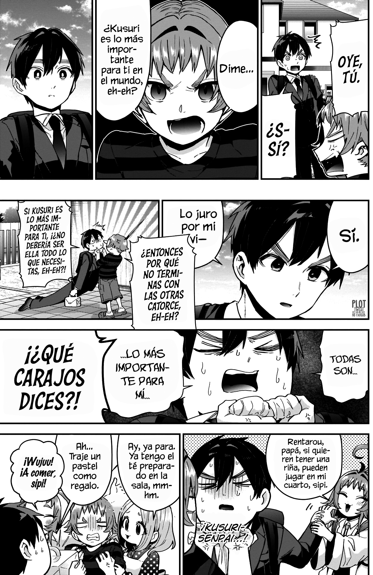Kimi no koto ga Dai Dai Dai Dai Daisuki na 100-nin no Kanojo Capitulo 74: Nozawa-sensei ya llama “Papari” al papá de Hakari, así que ¿en verdad debería llamar “Papari” al papá de Kusuri también? página 6