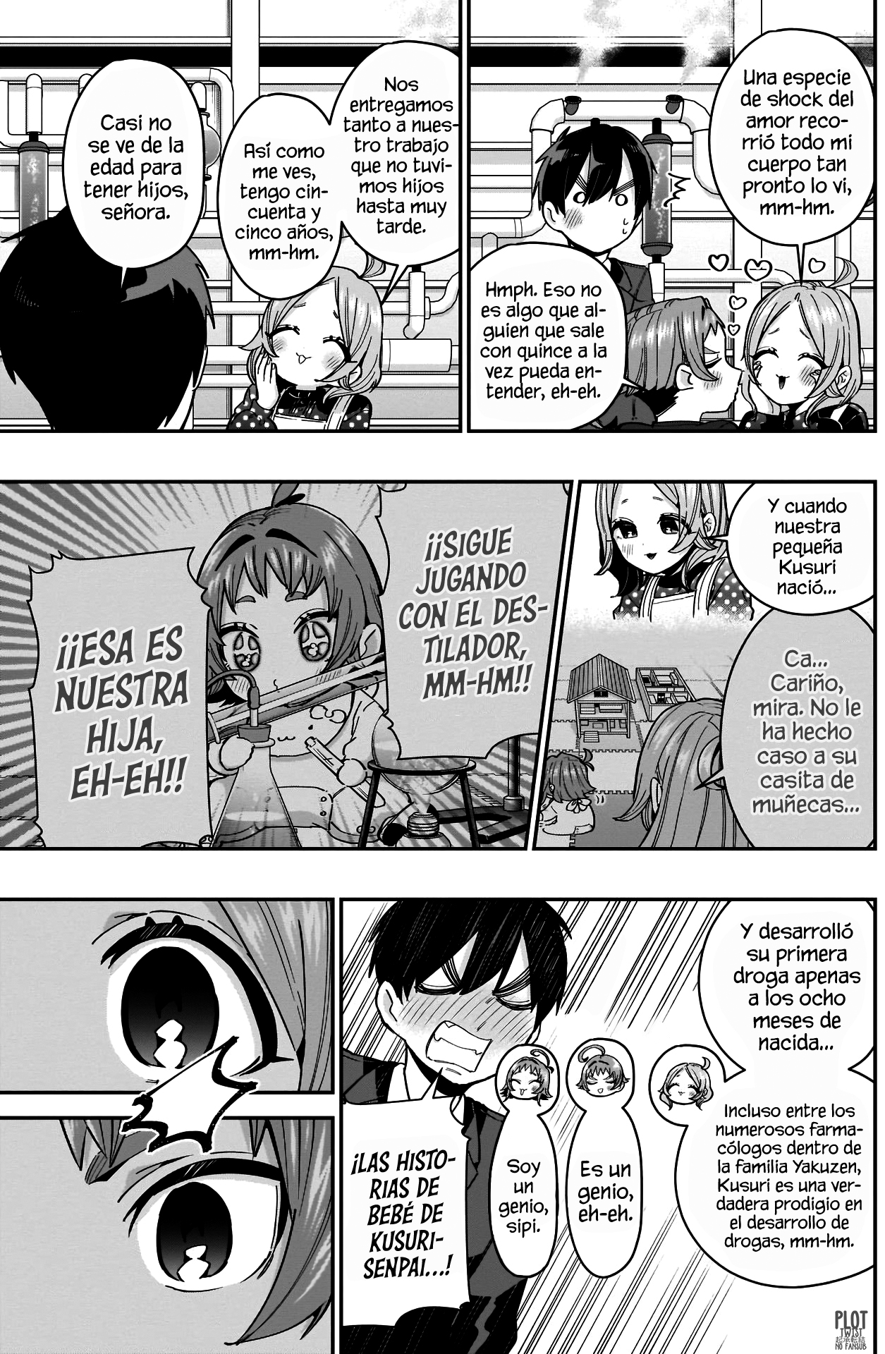 Kimi no koto ga Dai Dai Dai Dai Daisuki na 100-nin no Kanojo Capitulo 74: Nozawa-sensei ya llama “Papari” al papá de Hakari, así que ¿en verdad debería llamar “Papari” al papá de Kusuri también? página 8