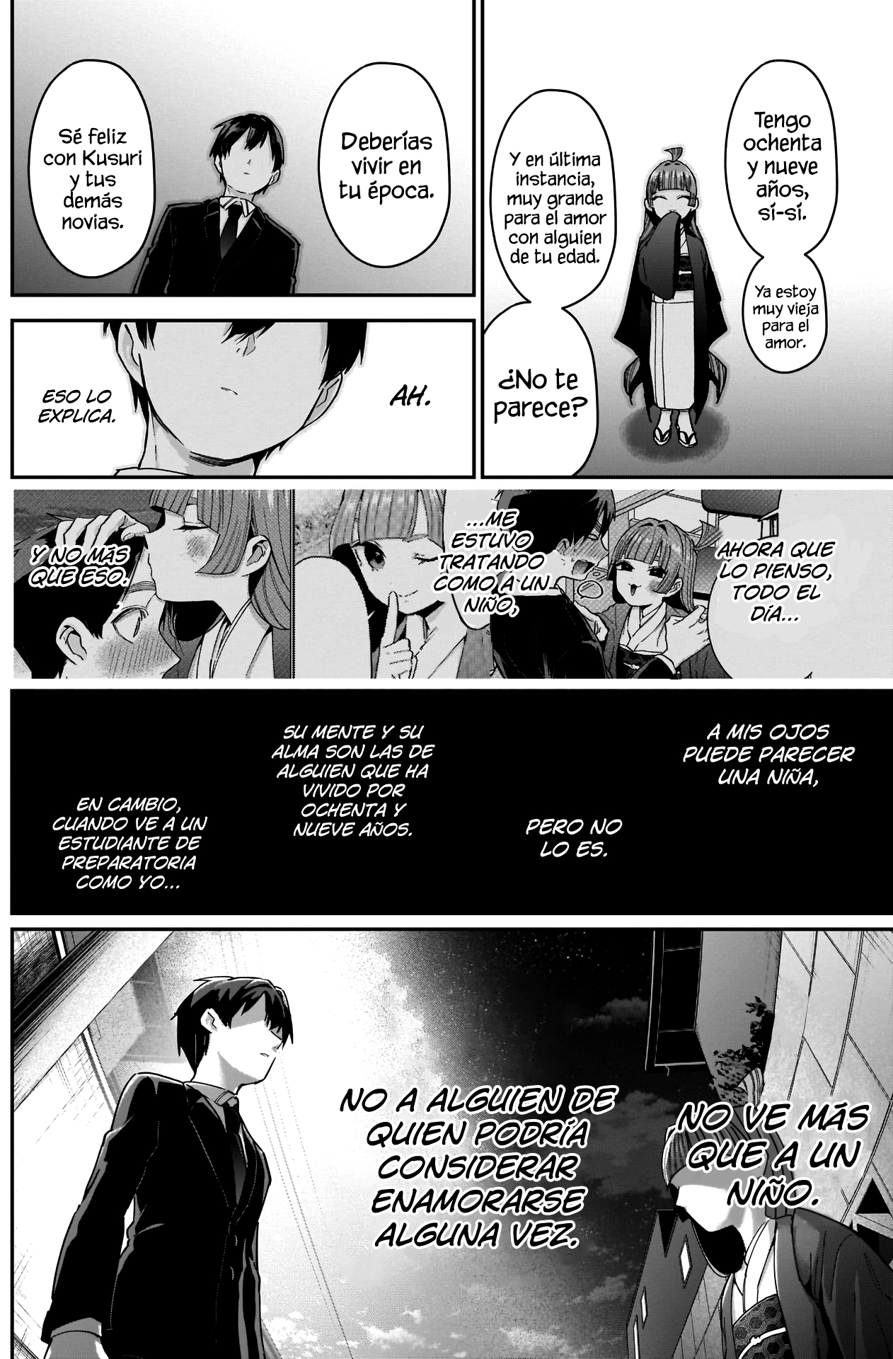 Kimi no koto ga Dai Dai Dai Dai Daisuki na 100-nin no Kanojo Capitulo 75: La abuela de Kusuri-senpai página 14