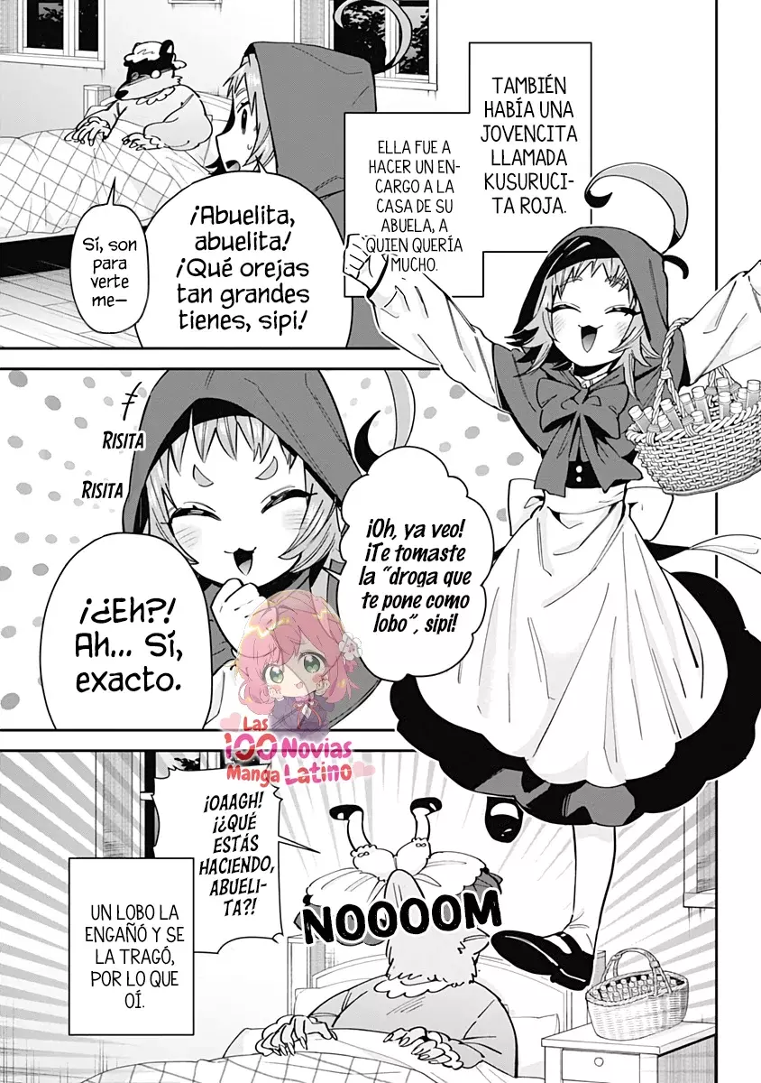 Kimi no koto ga Dai Dai Dai Dai Daisuki na 100-nin no Kanojo Capitulo 77.1: La familia Rentarou de los cuentos de hadas página 4