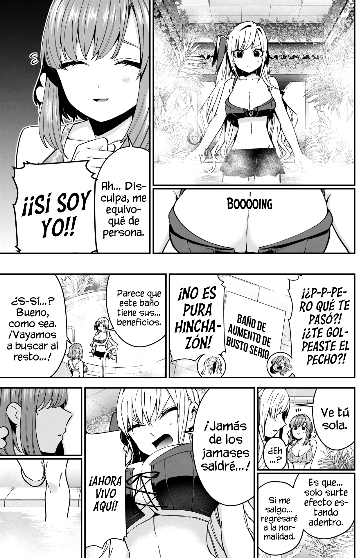 Kimi no koto ga Dai Dai Dai Dai Daisuki na 100-nin no Kanojo Capitulo 77: La cita de la familia Rentarou en el onsen página 10