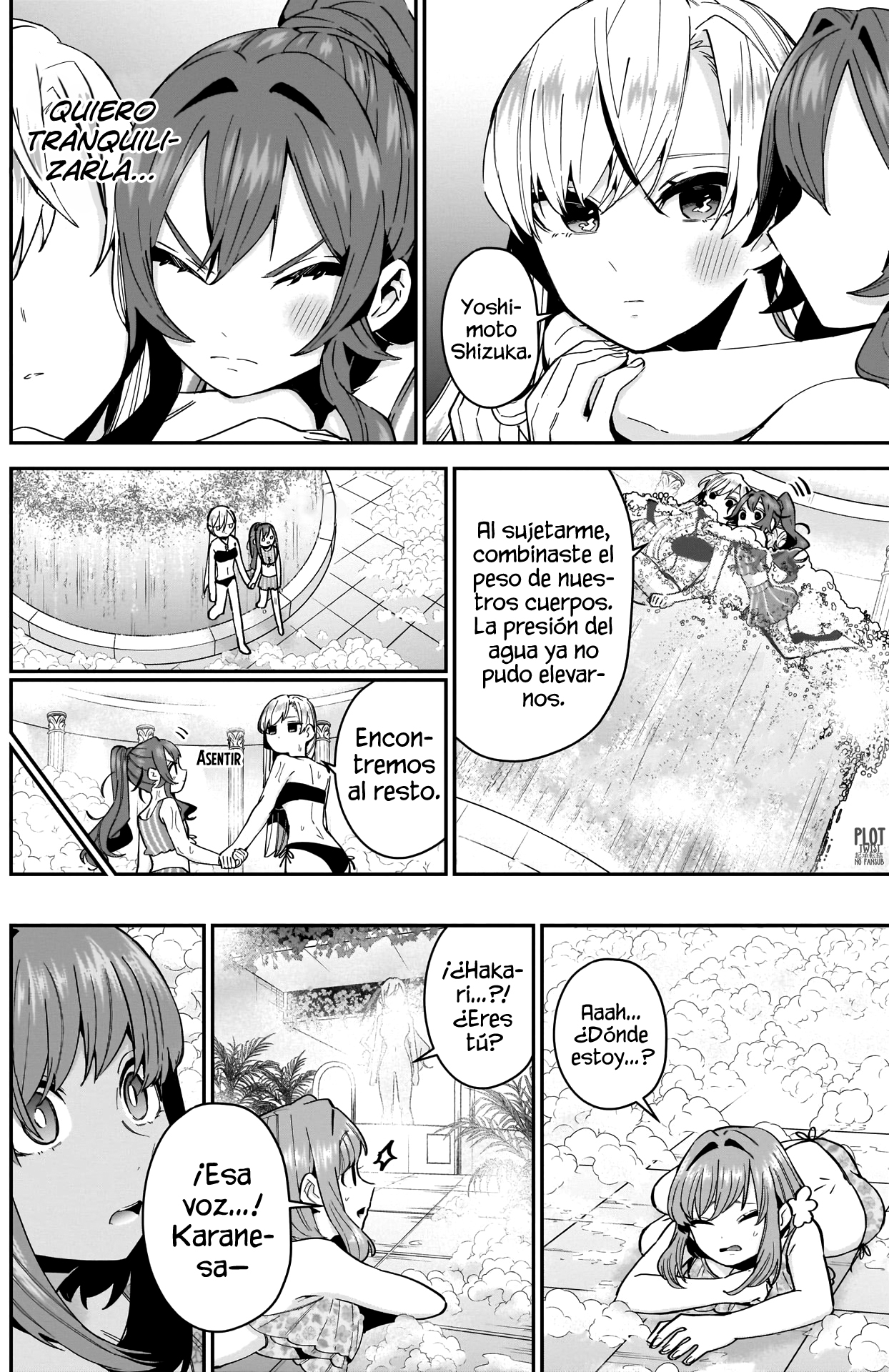 Kimi no koto ga Dai Dai Dai Dai Daisuki na 100-nin no Kanojo Capitulo 77: La cita de la familia Rentarou en el onsen página 9