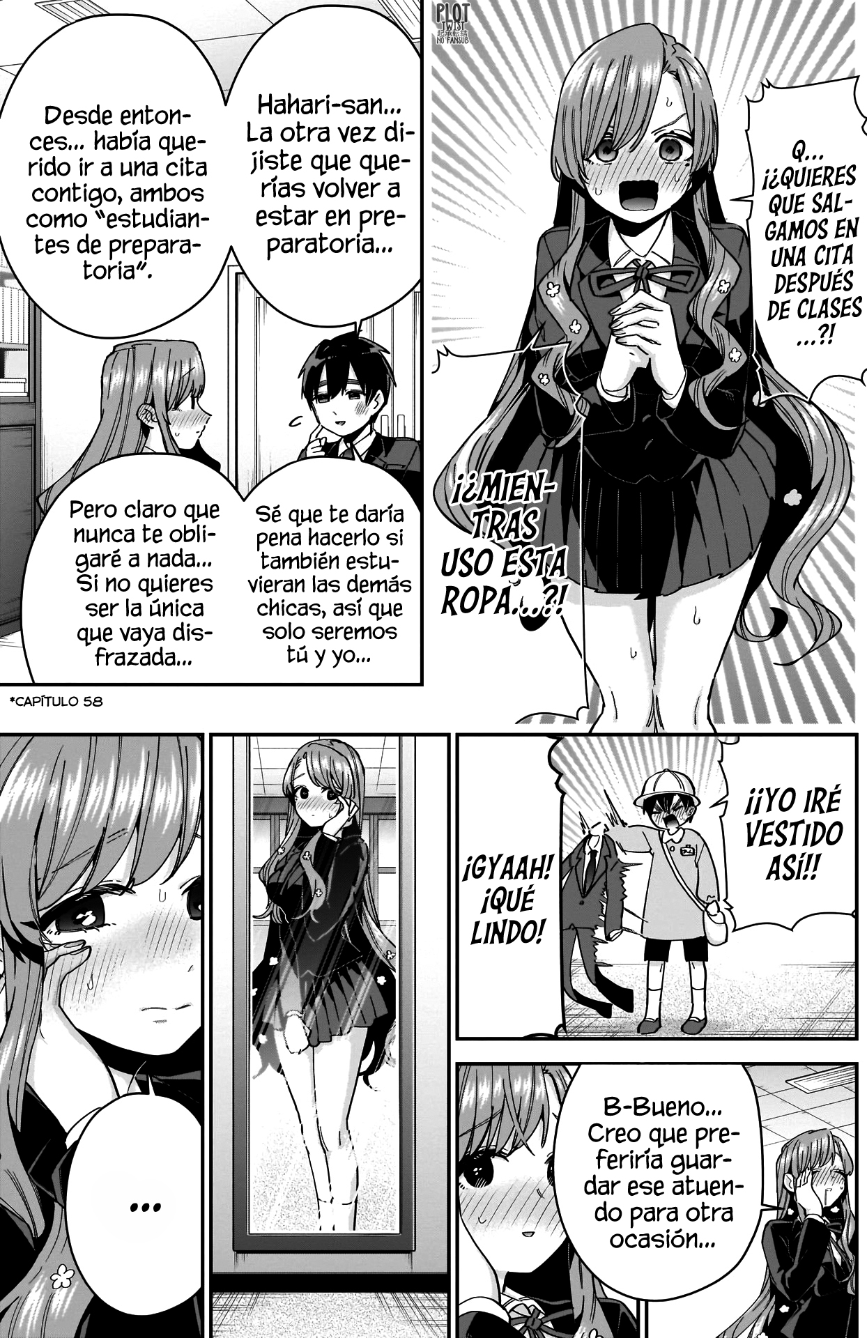 Kimi no koto ga Dai Dai Dai Dai Daisuki na 100-nin no Kanojo Capitulo 79: Todo mundo llegó a ser de preparatoria página 6