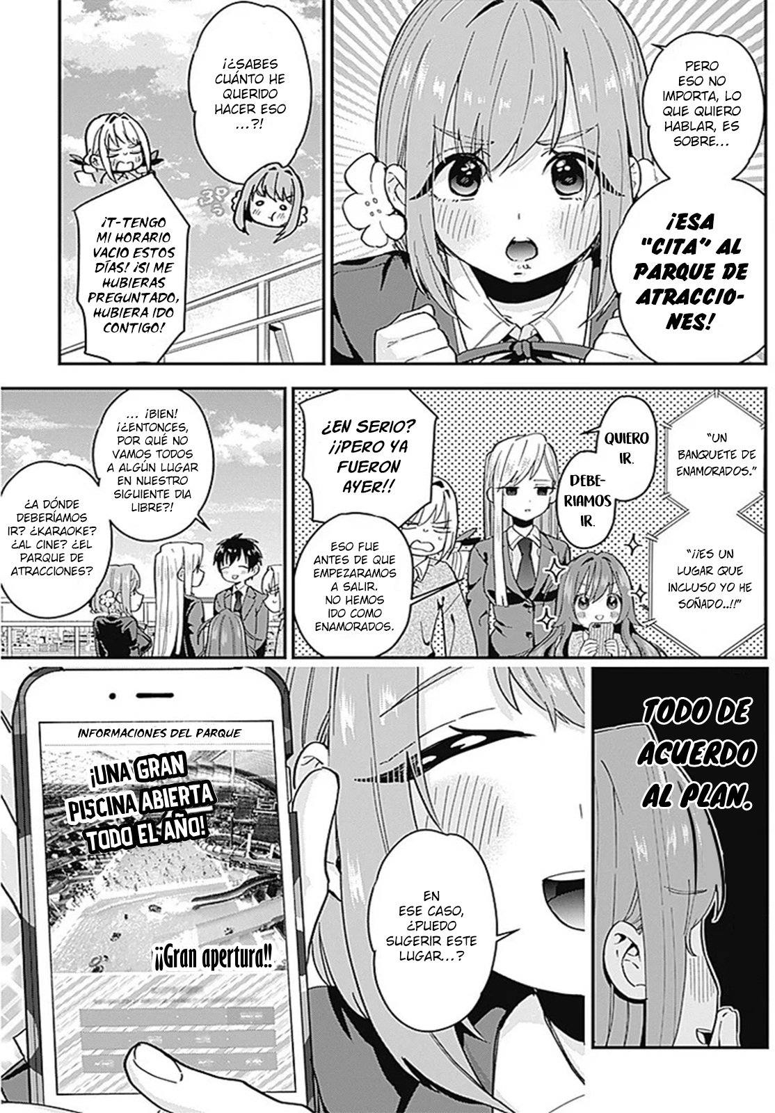 Kimi no koto ga Dai Dai Dai Dai Daisuki na 100-nin no Kanojo Capitulo 8: Capítulo de los trajes de baño de cada una página 4