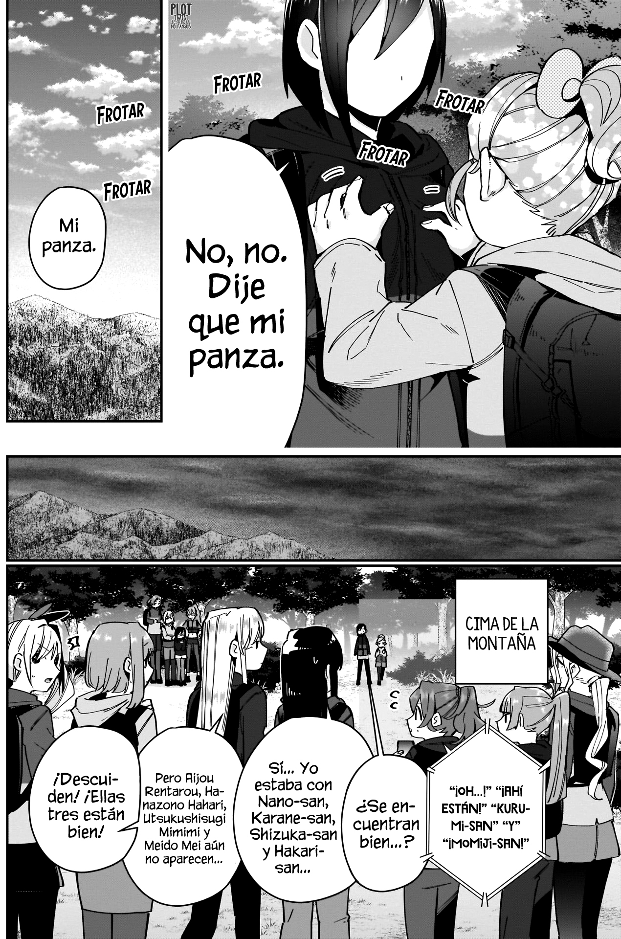 Kimi no koto ga Dai Dai Dai Dai Daisuki na 100-nin no Kanojo Capitulo 80: La cita de senderismo de la familia Rentarou página 19