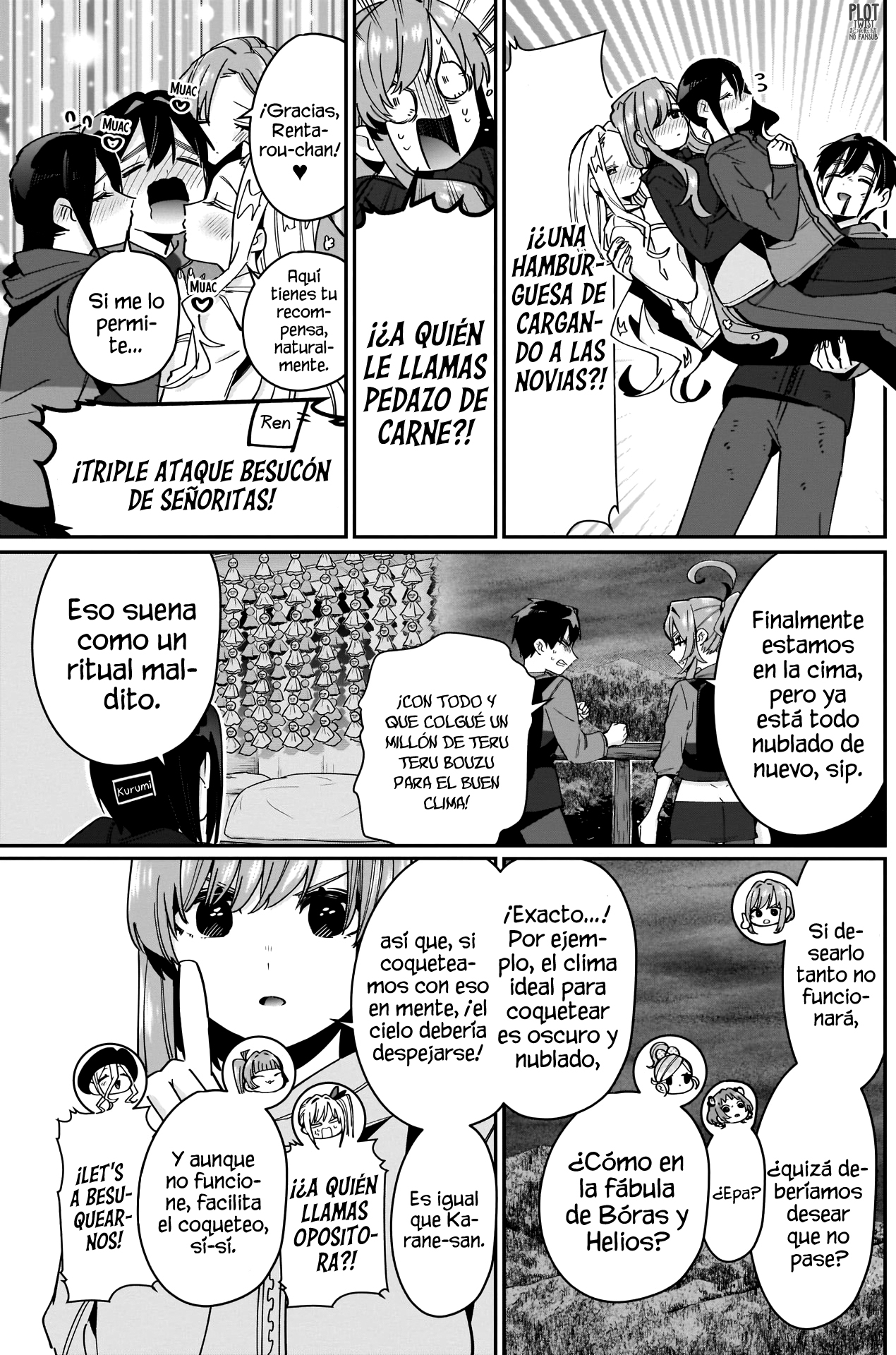 Kimi no koto ga Dai Dai Dai Dai Daisuki na 100-nin no Kanojo Capitulo 80: La cita de senderismo de la familia Rentarou página 20