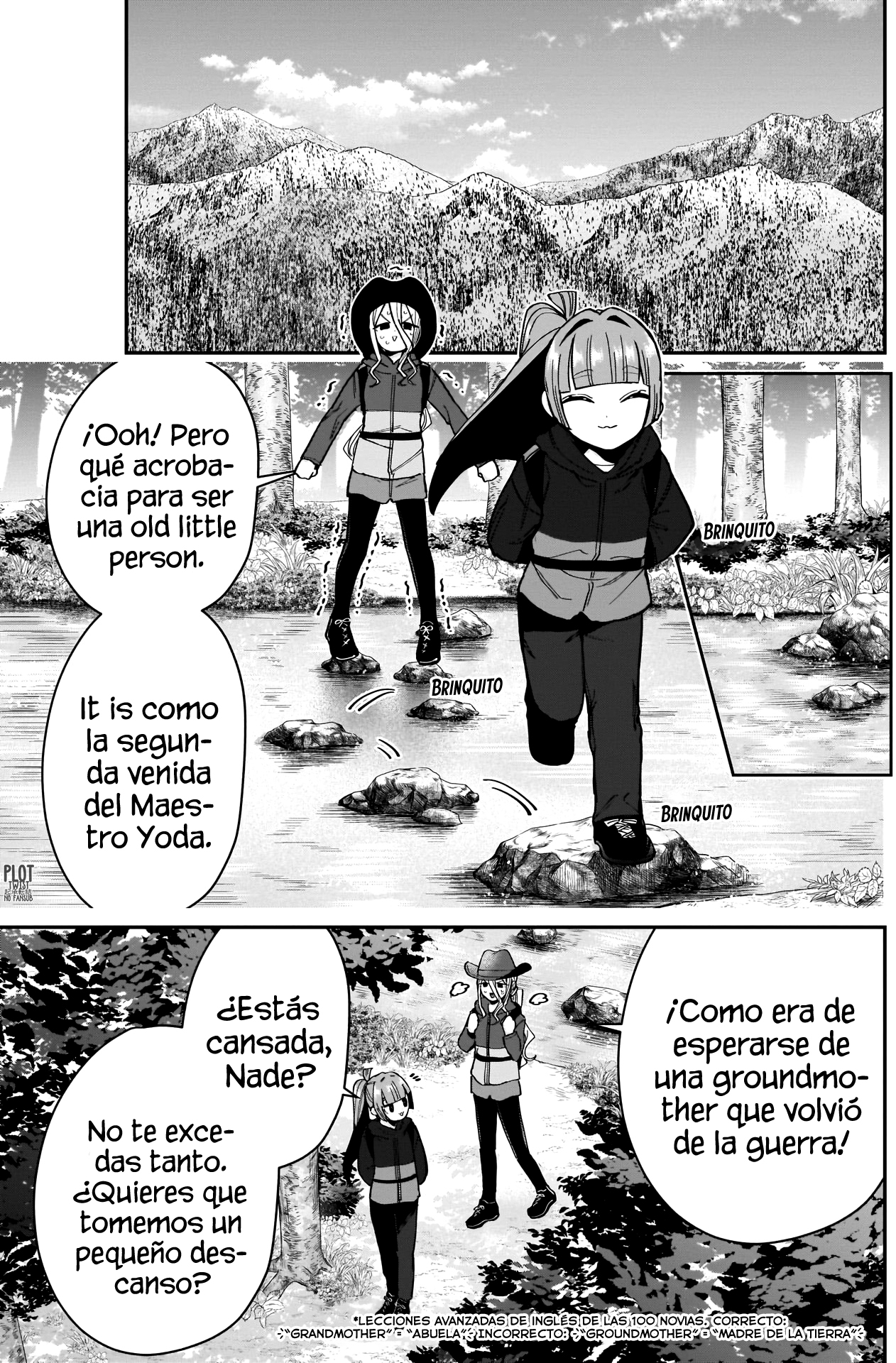 Kimi no koto ga Dai Dai Dai Dai Daisuki na 100-nin no Kanojo Capitulo 80: La cita de senderismo de la familia Rentarou página 8