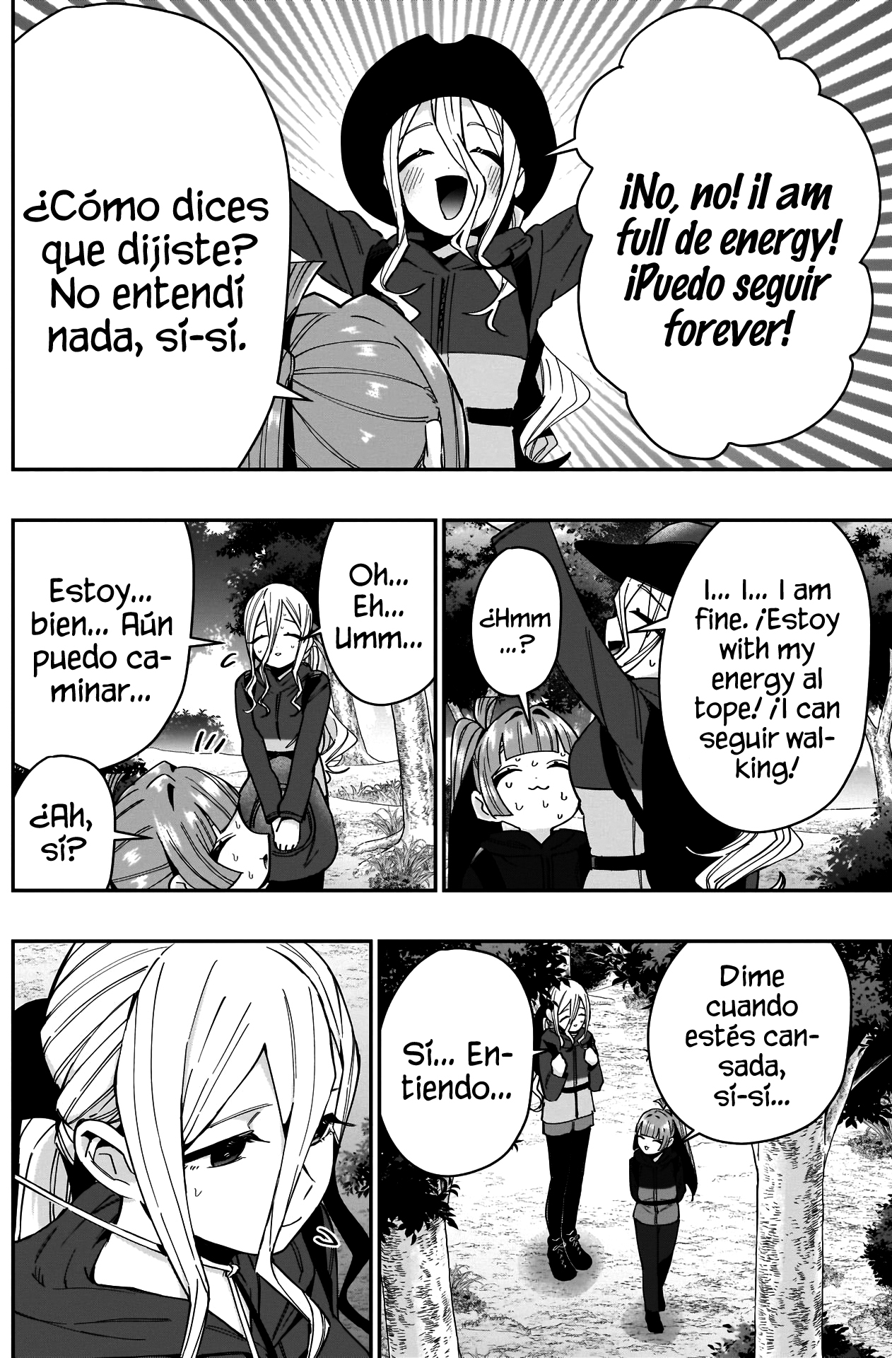 Kimi no koto ga Dai Dai Dai Dai Daisuki na 100-nin no Kanojo Capitulo 80: La cita de senderismo de la familia Rentarou página 9
