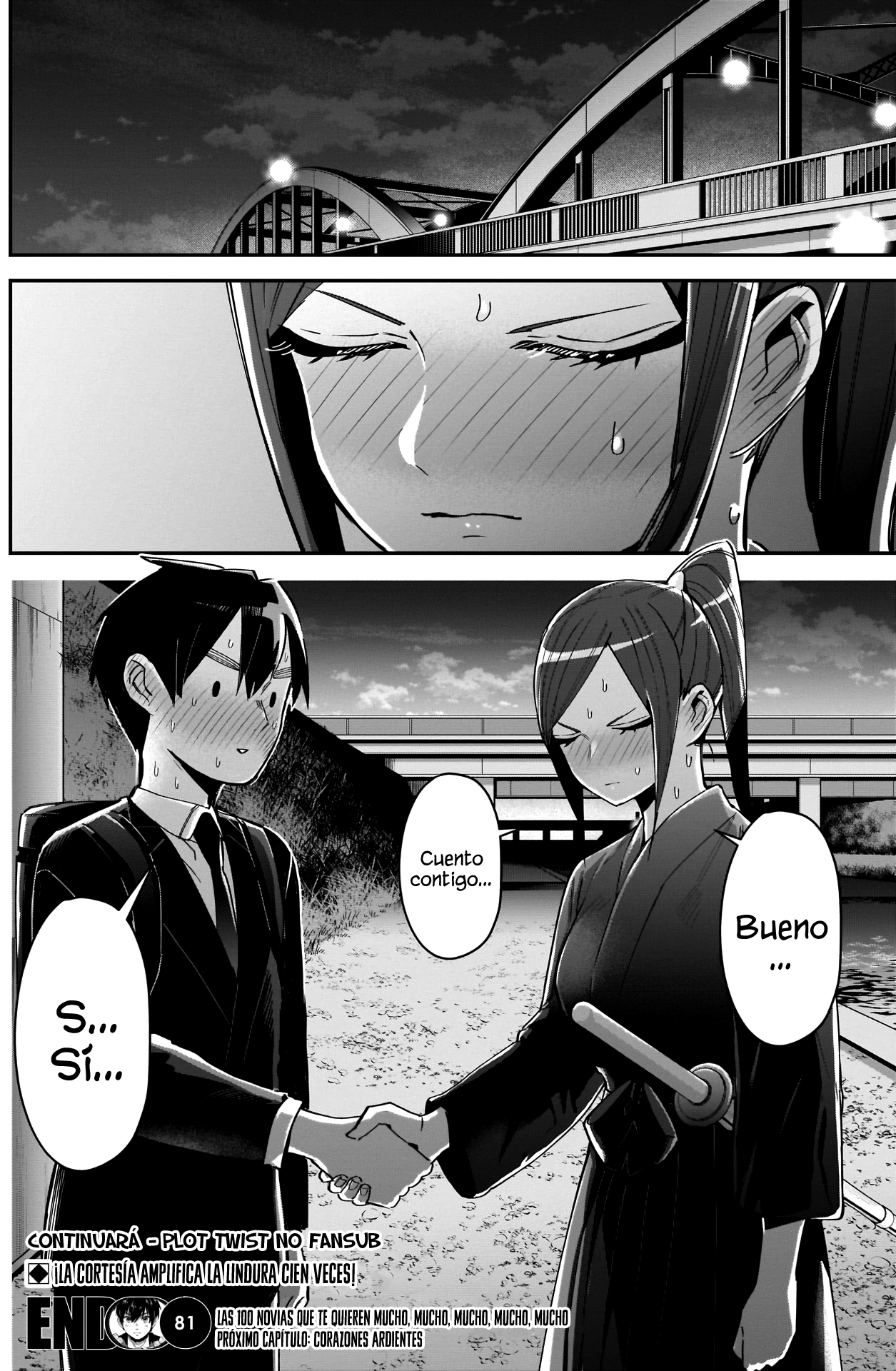 Kimi no koto ga Dai Dai Dai Dai Daisuki na 100-nin no Kanojo Capitulo 81: La caballera del club de kendo página 18