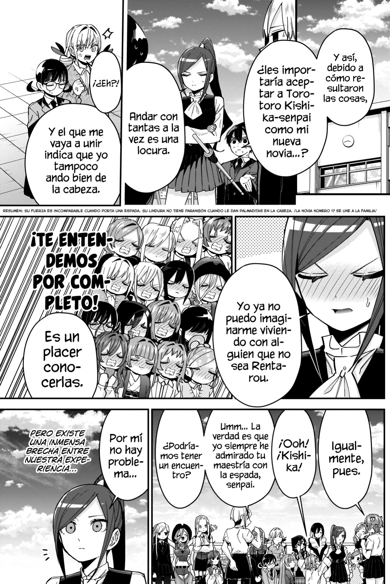 Kimi no koto ga Dai Dai Dai Dai Daisuki na 100-nin no Kanojo Capitulo 82: La prueba para unirse de la caballera que más o menos se parece a la pelea final de Kimetsu página 3