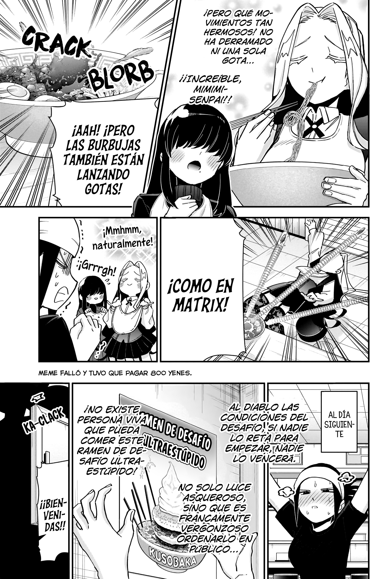 Kimi no koto ga Dai Dai Dai Dai Daisuki na 100-nin no Kanojo Capitulo 83: La familia Rentarou vs. el desafío de ramen página 12