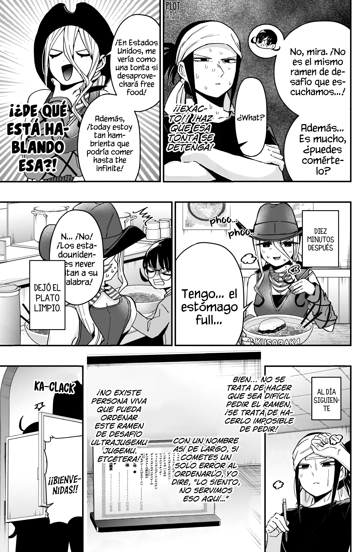 Kimi no koto ga Dai Dai Dai Dai Daisuki na 100-nin no Kanojo Capitulo 83: La familia Rentarou vs. el desafío de ramen página 14