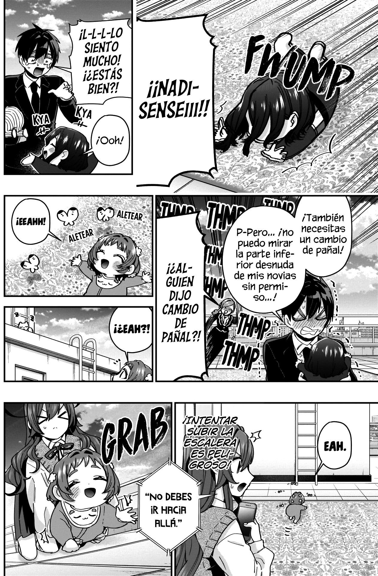 Kimi no koto ga Dai Dai Dai Dai Daisuki na 100-nin no Kanojo Capitulo 84: Todo mundo fue bebé en cierto punto regresa página 12