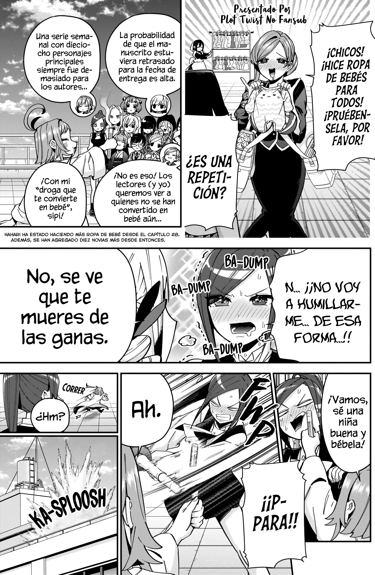 Kimi no koto ga Dai Dai Dai Dai Daisuki na 100-nin no Kanojo Capitulo 84: Todo mundo fue bebé en cierto punto regresa página 2