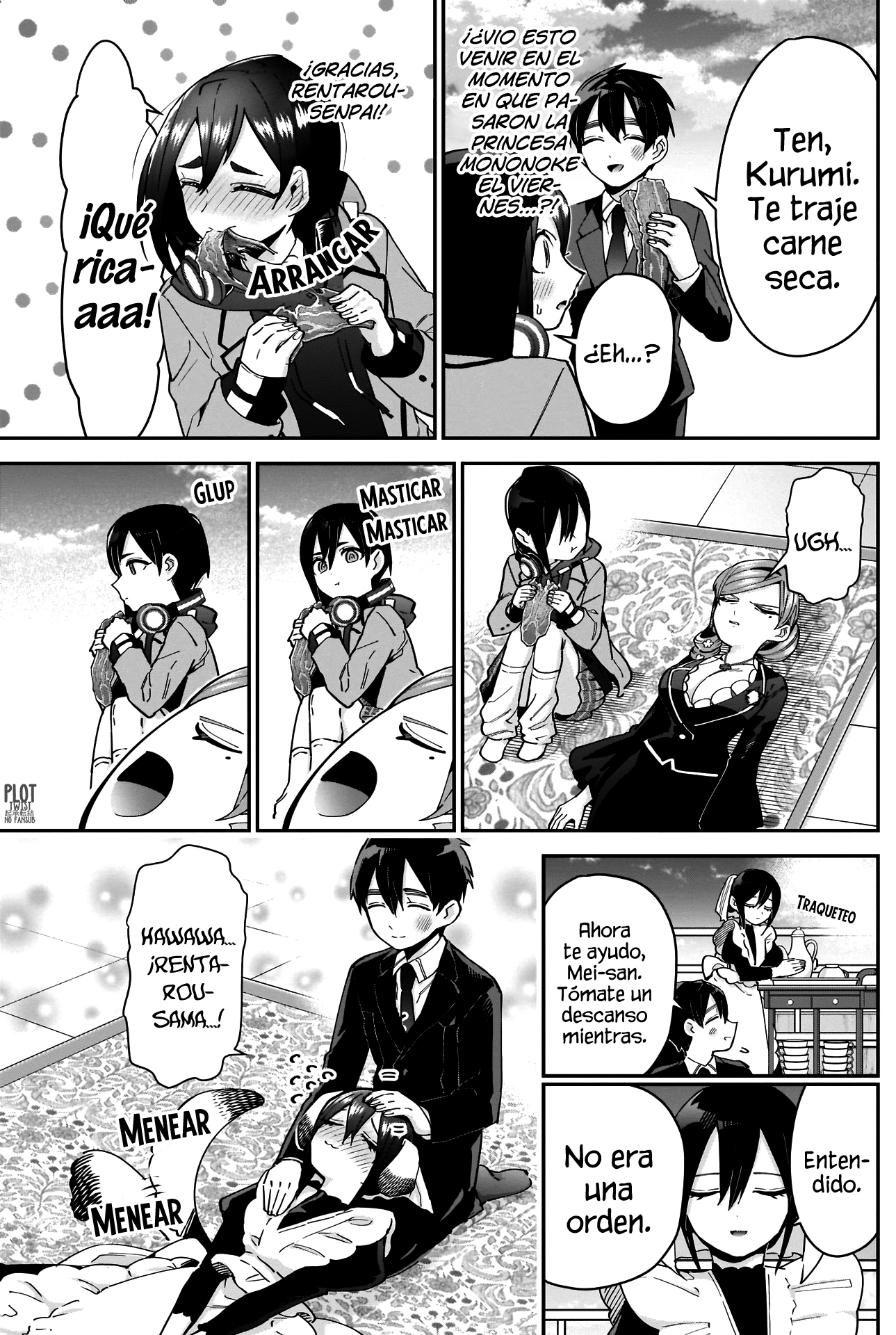 Kimi no koto ga Dai Dai Dai Dai Daisuki na 100-nin no Kanojo Capitulo 85: Un día con Rentarou página 12