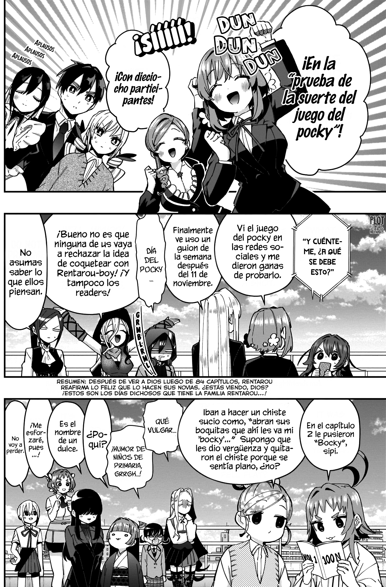 Kimi no koto ga Dai Dai Dai Dai Daisuki na 100-nin no Kanojo Capitulo 86: Juego del pocky royal página 3