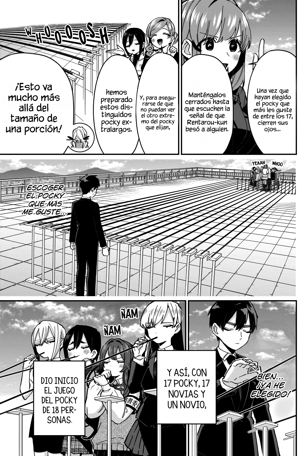 Kimi no koto ga Dai Dai Dai Dai Daisuki na 100-nin no Kanojo Capitulo 86: Juego del pocky royal página 4