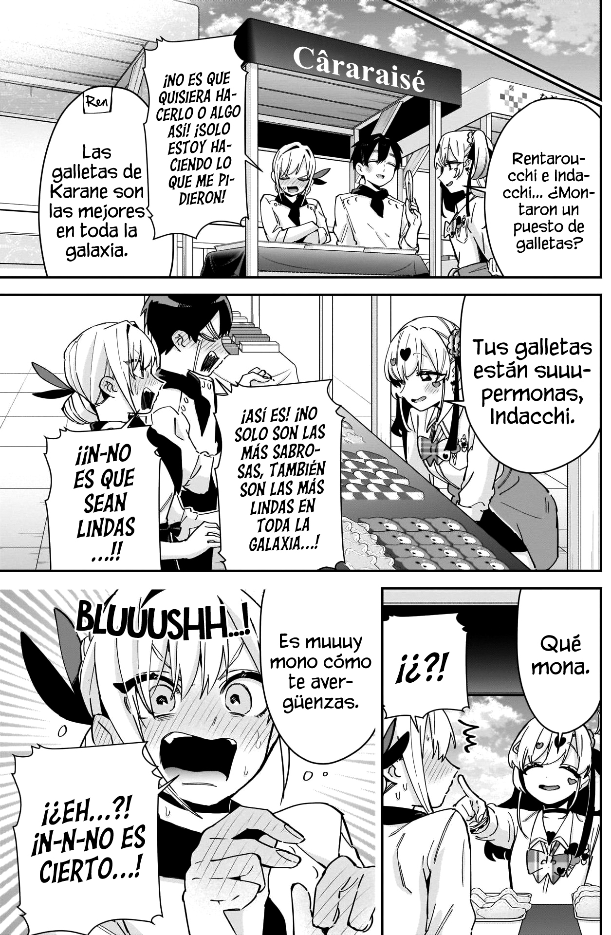 Kimi no koto ga Dai Dai Dai Dai Daisuki na 100-nin no Kanojo Capitulo 88: Bienvenidos al distrito comercial de la familia Rentarou página 10