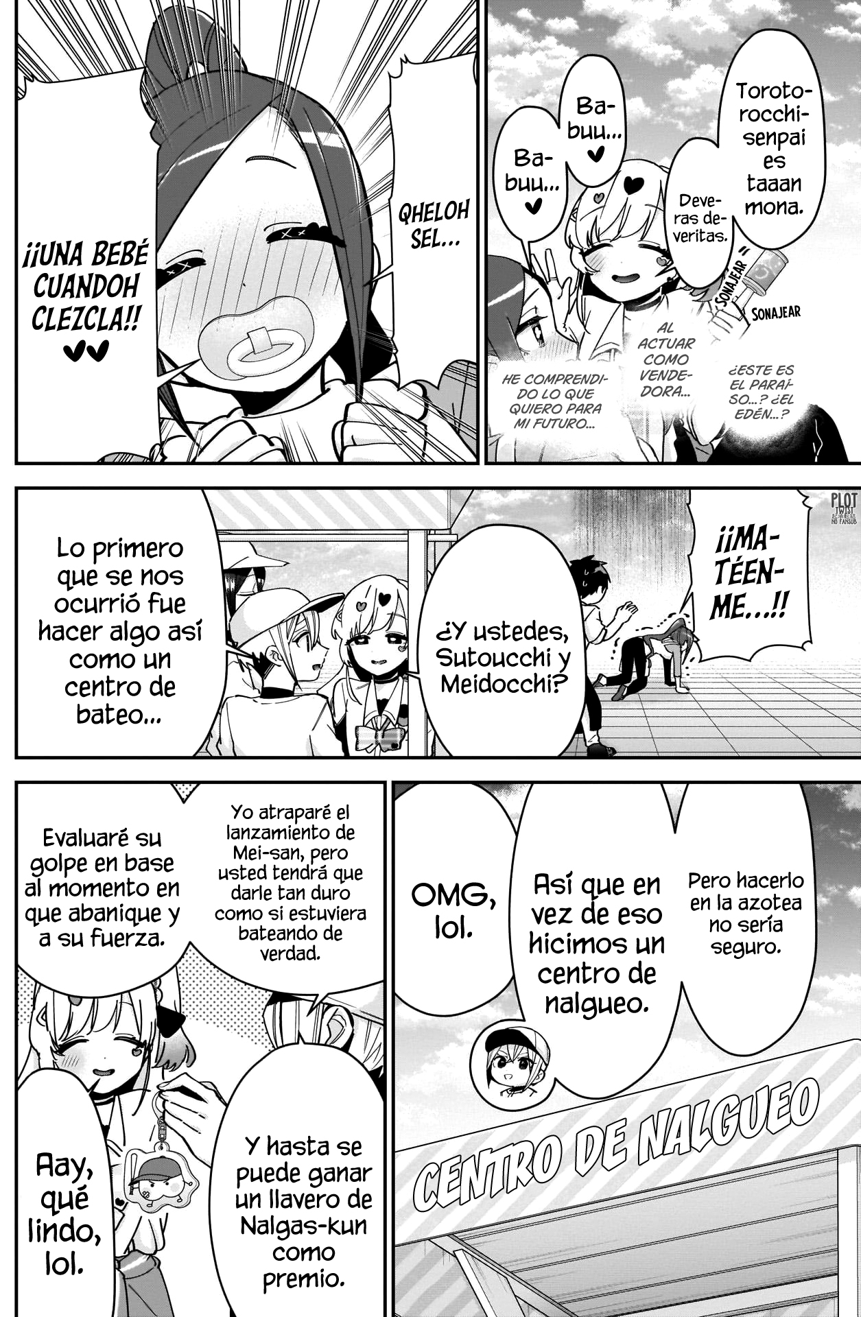 Kimi no koto ga Dai Dai Dai Dai Daisuki na 100-nin no Kanojo Capitulo 88: Bienvenidos al distrito comercial de la familia Rentarou página 17