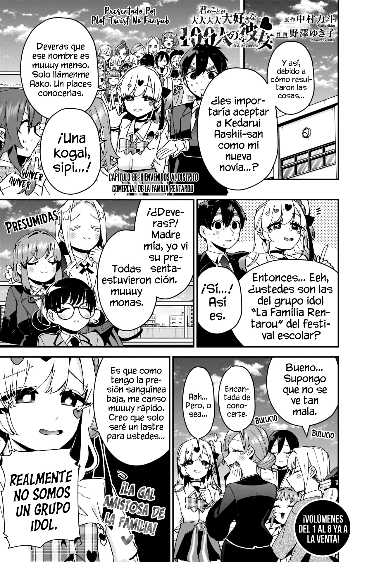 Kimi no koto ga Dai Dai Dai Dai Daisuki na 100-nin no Kanojo Capitulo 88: Bienvenidos al distrito comercial de la familia Rentarou página 2