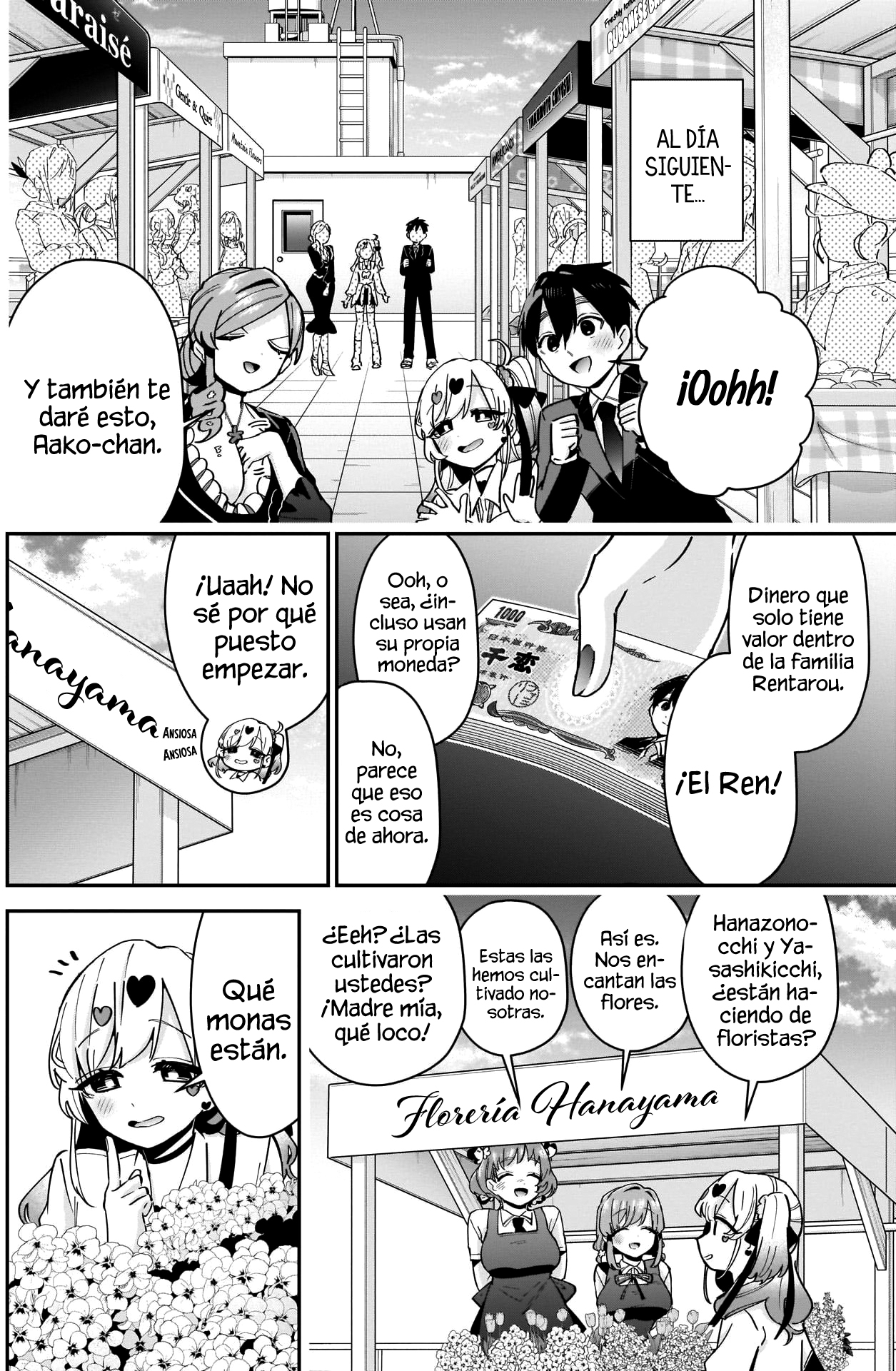 Kimi no koto ga Dai Dai Dai Dai Daisuki na 100-nin no Kanojo Capitulo 88: Bienvenidos al distrito comercial de la familia Rentarou página 5