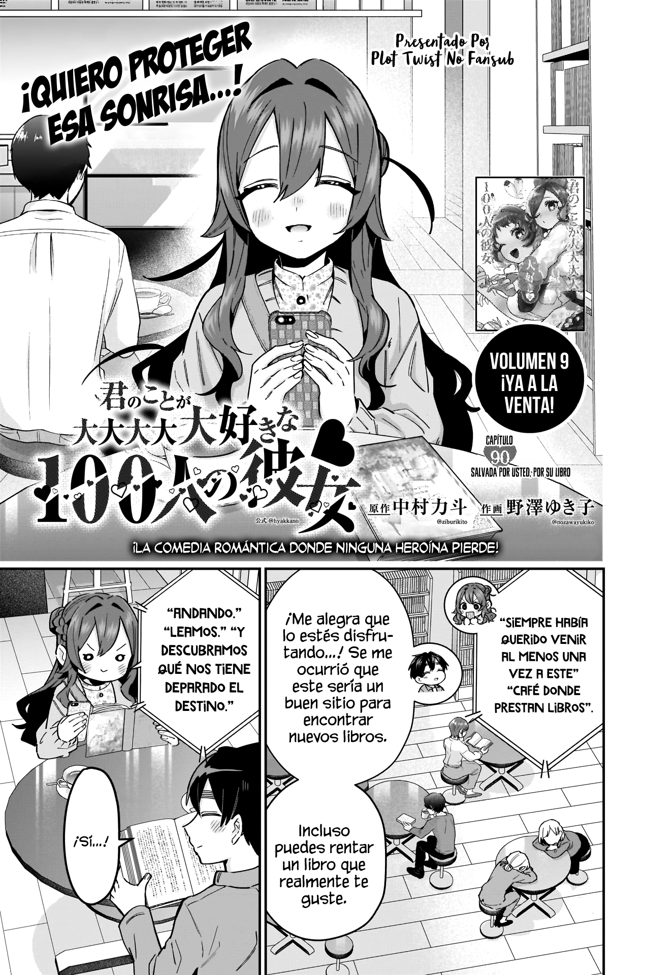 Kimi no koto ga Dai Dai Dai Dai Daisuki na 100-nin no Kanojo Capitulo 90: Salvada por usted, por su libro página 2