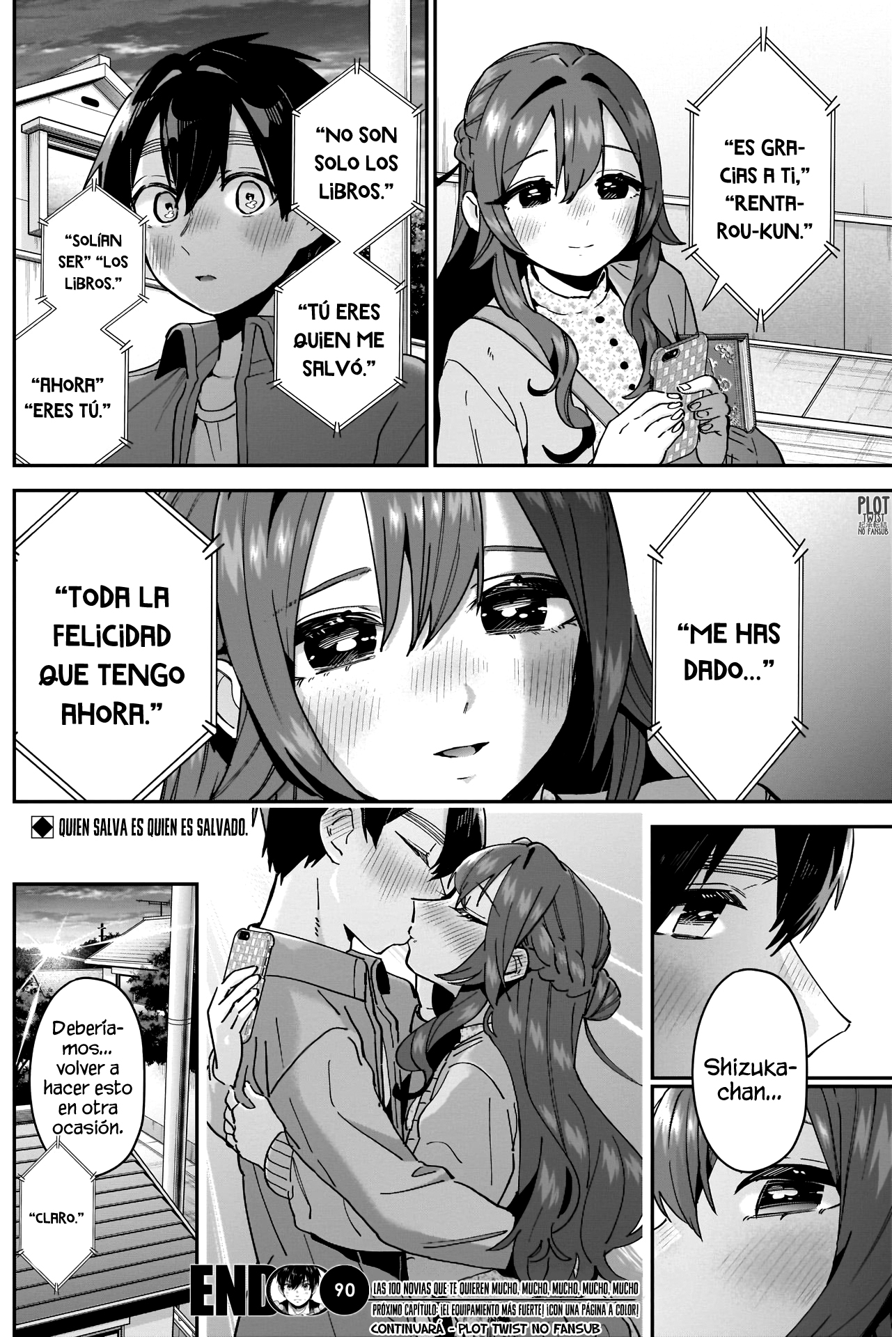 Kimi no koto ga Dai Dai Dai Dai Daisuki na 100-nin no Kanojo Capitulo 90: Salvada por usted, por su libro página 20