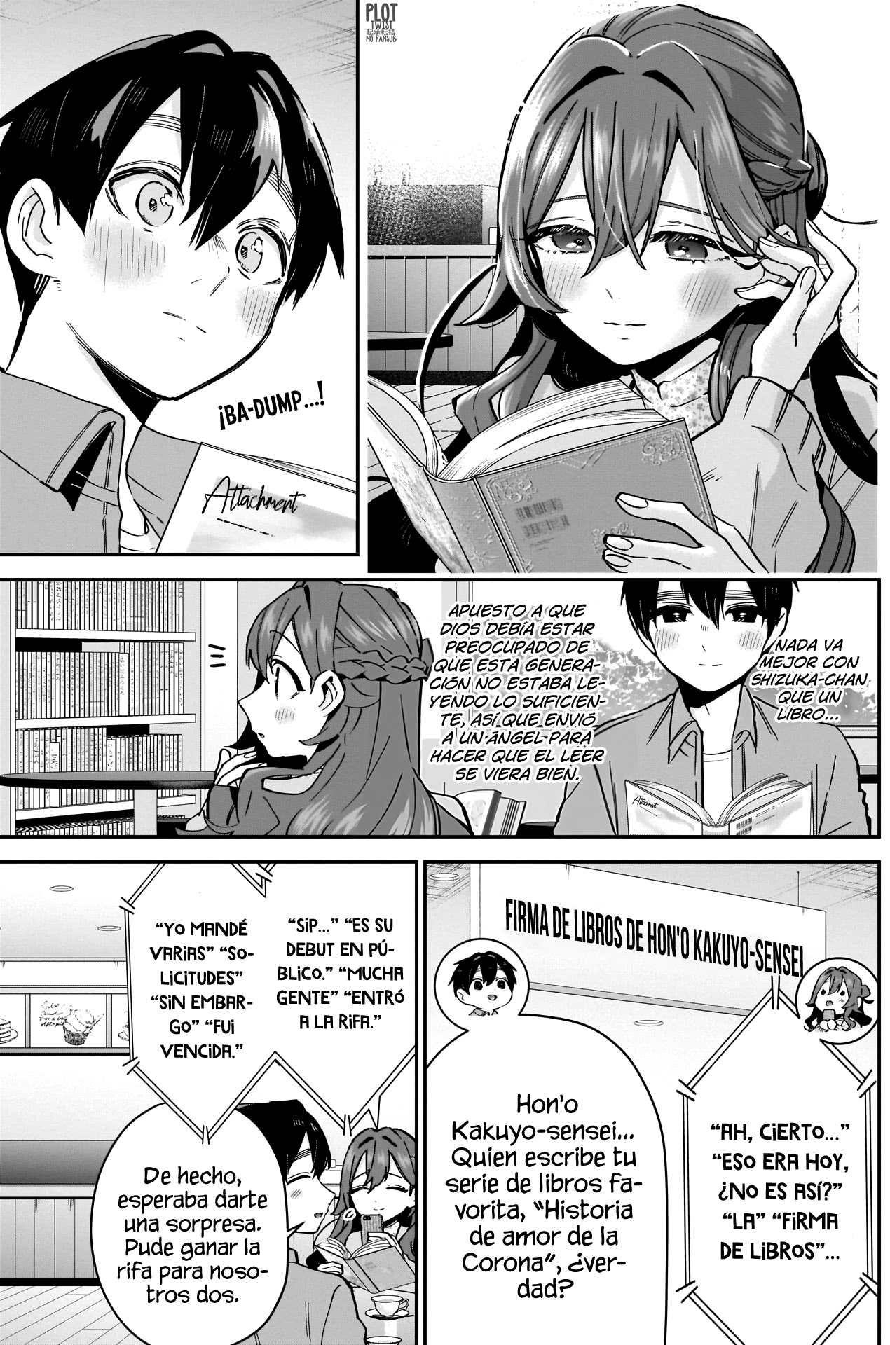 Kimi no koto ga Dai Dai Dai Dai Daisuki na 100-nin no Kanojo Capitulo 90: Salvada por usted, por su libro página 4