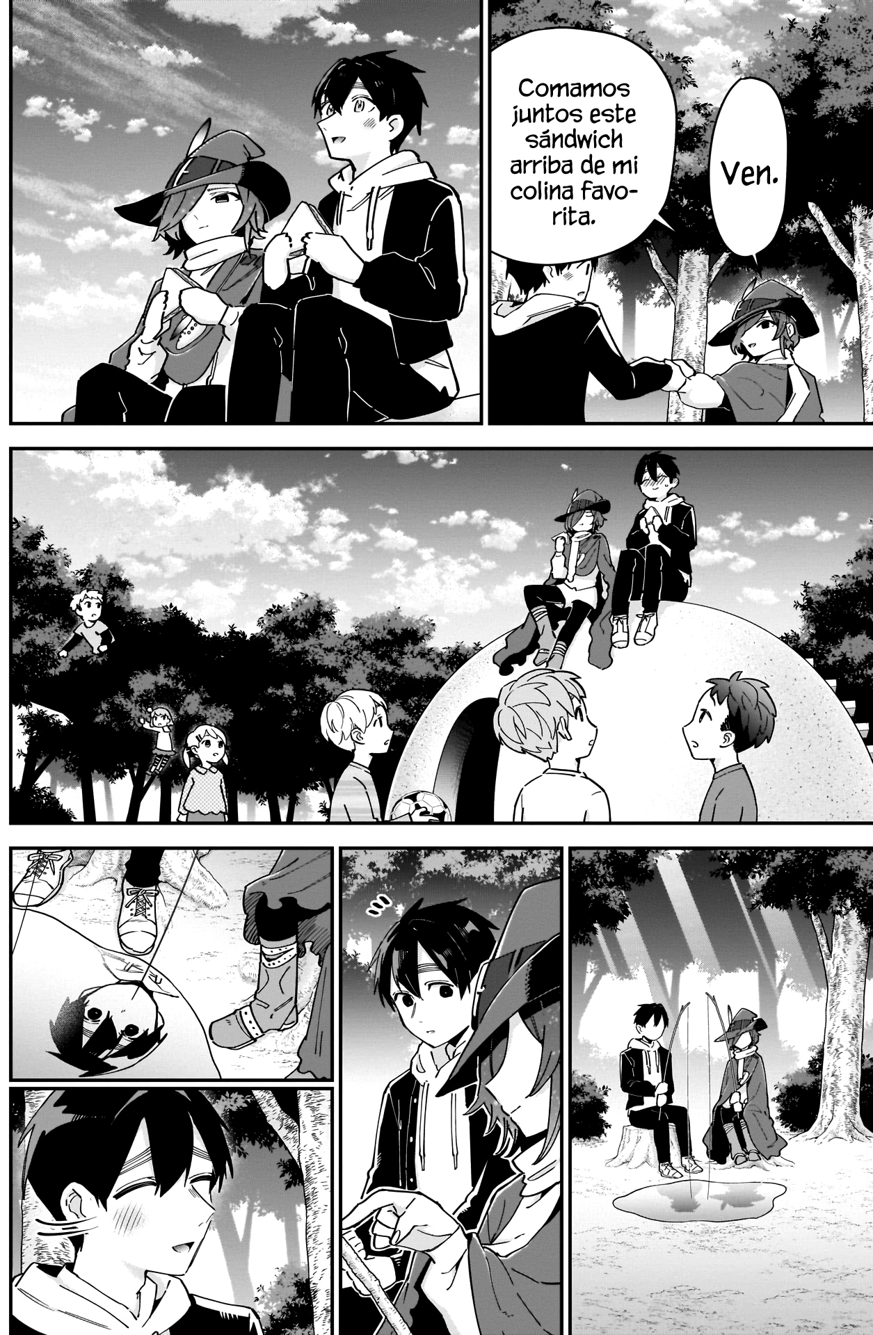 Kimi no koto ga Dai Dai Dai Dai Daisuki na 100-nin no Kanojo Capitulo 94: La chica pescando en un charco página 13