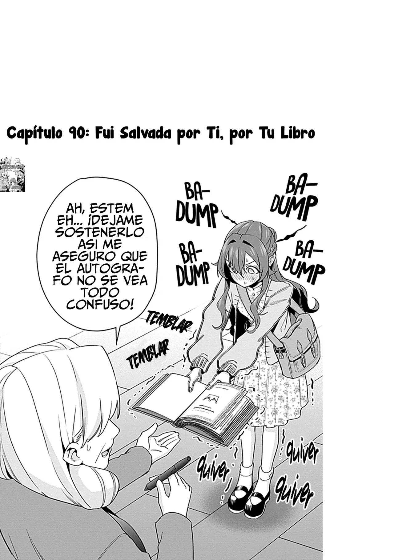 Kimi no koto ga Dai Dai Dai Dai Daisuki na 100-nin no Kanojo Capitulo 95.5: Mi Primer Cute / Mi Primer Bardo página 9