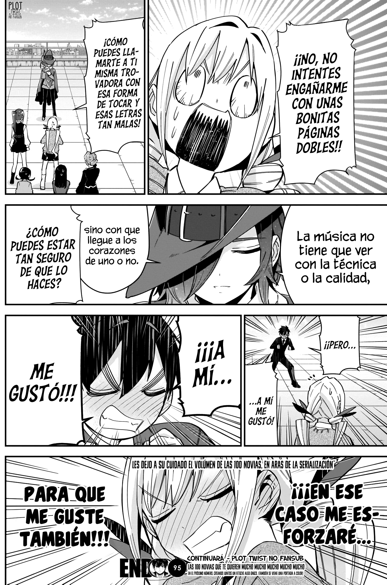 Kimi no koto ga Dai Dai Dai Dai Daisuki na 100-nin no Kanojo Capitulo 95: Los trovadores lo saben todo página 19
